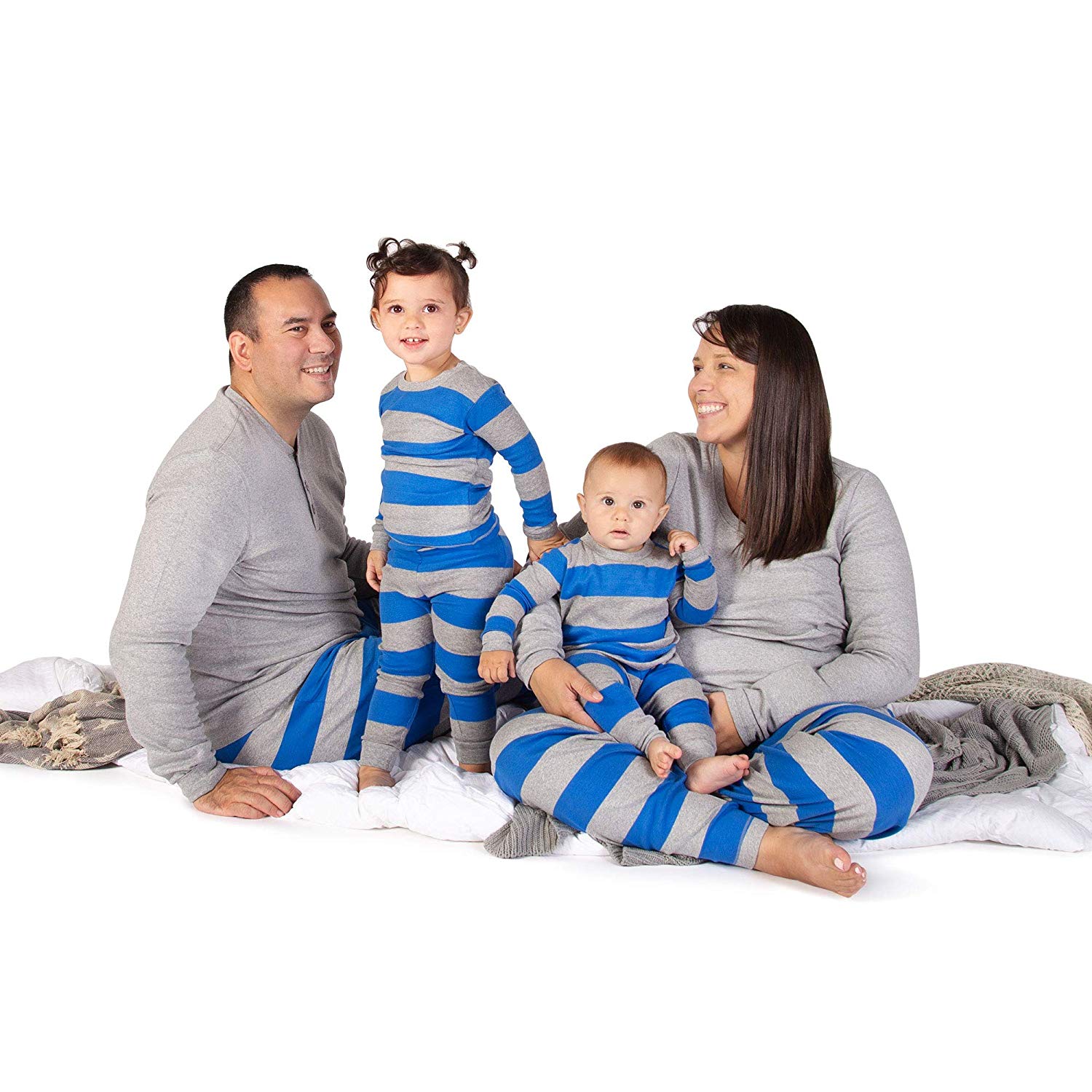 Rugby stripe online pajamas