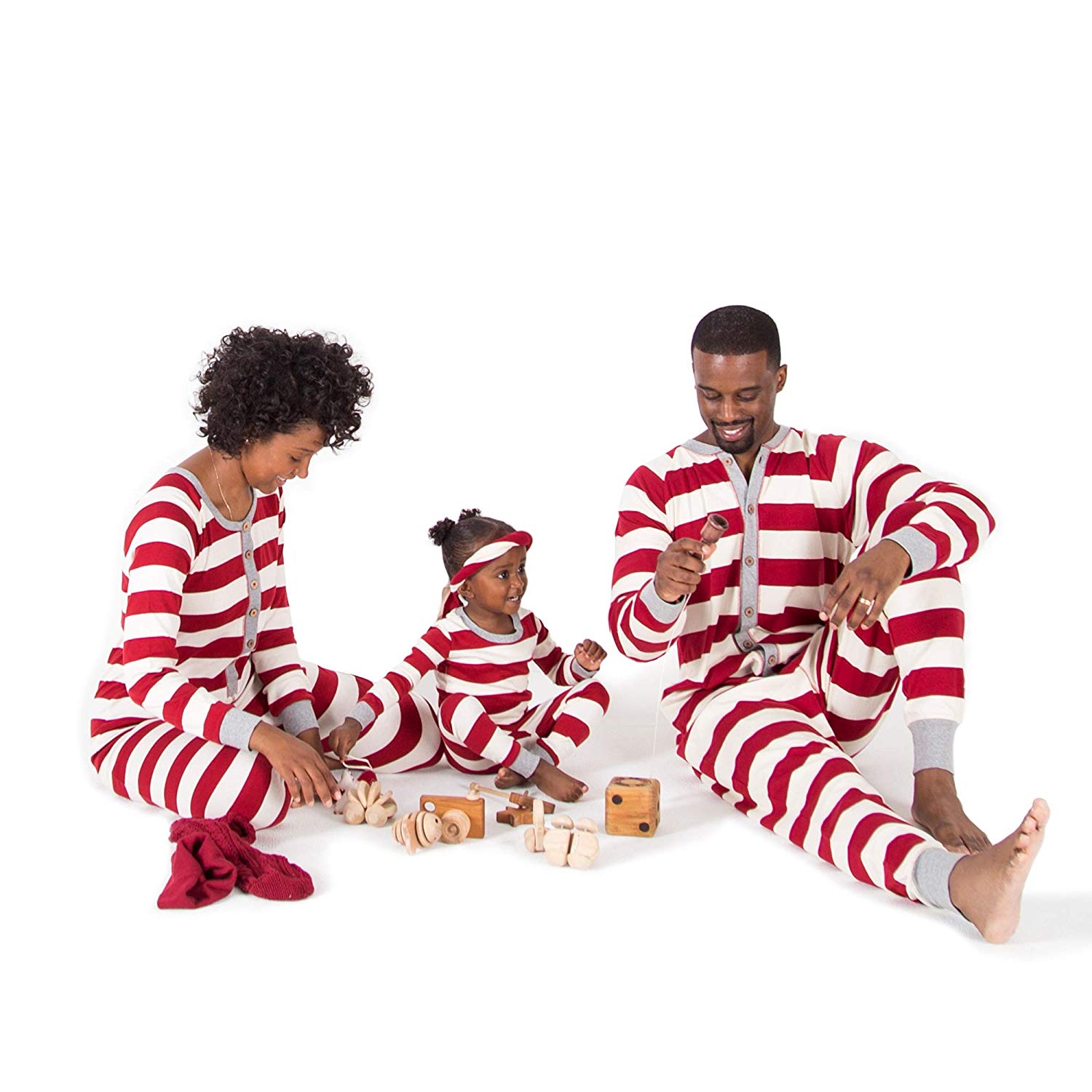 Striped best sale holiday pajamas