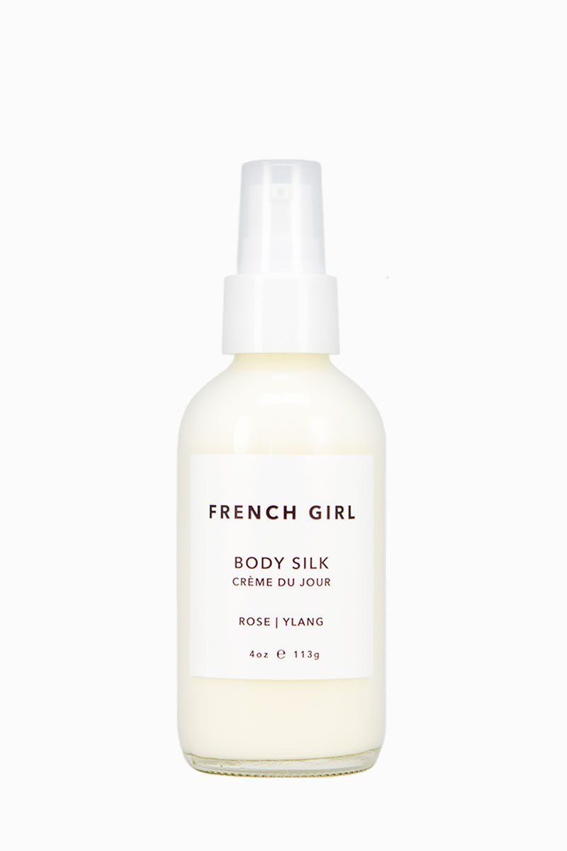 French Girl Organics Organic/Vegan Rose Body Silk Lotion