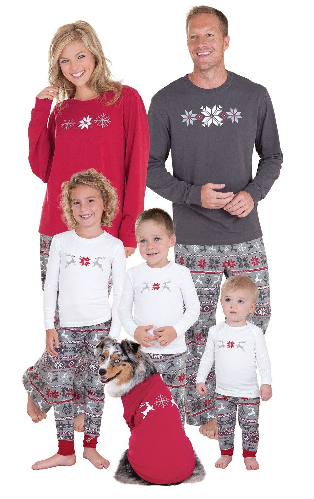 PajamaGram Family Christmas Nordic Pajamas Set 