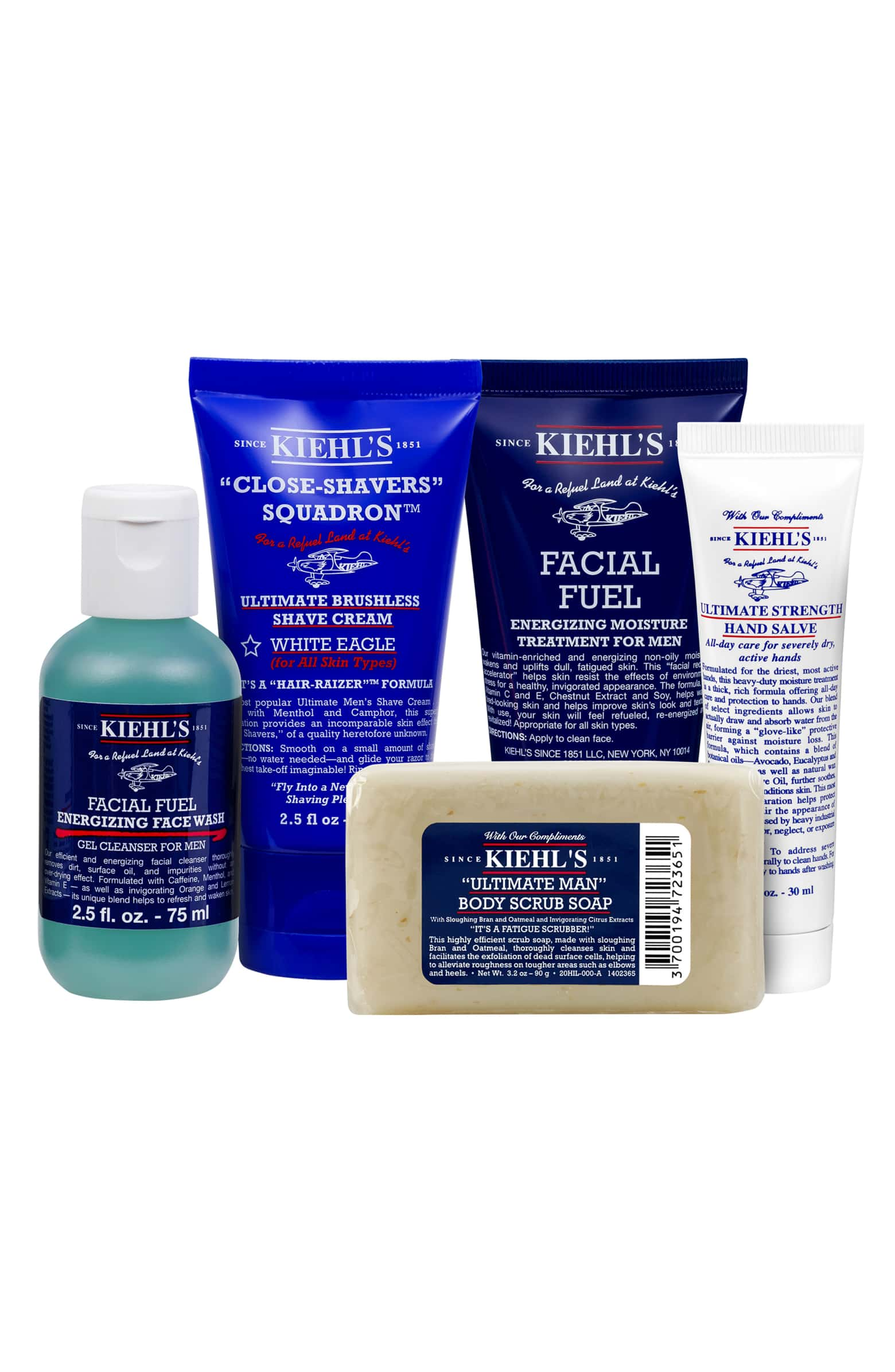 Kiehl's Men's Grab & Go Essentials Set