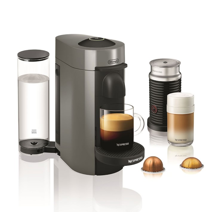 Nespresso VertuoPlus Coffee Maker & Espresso Maker with Aeroccino Milk Frother