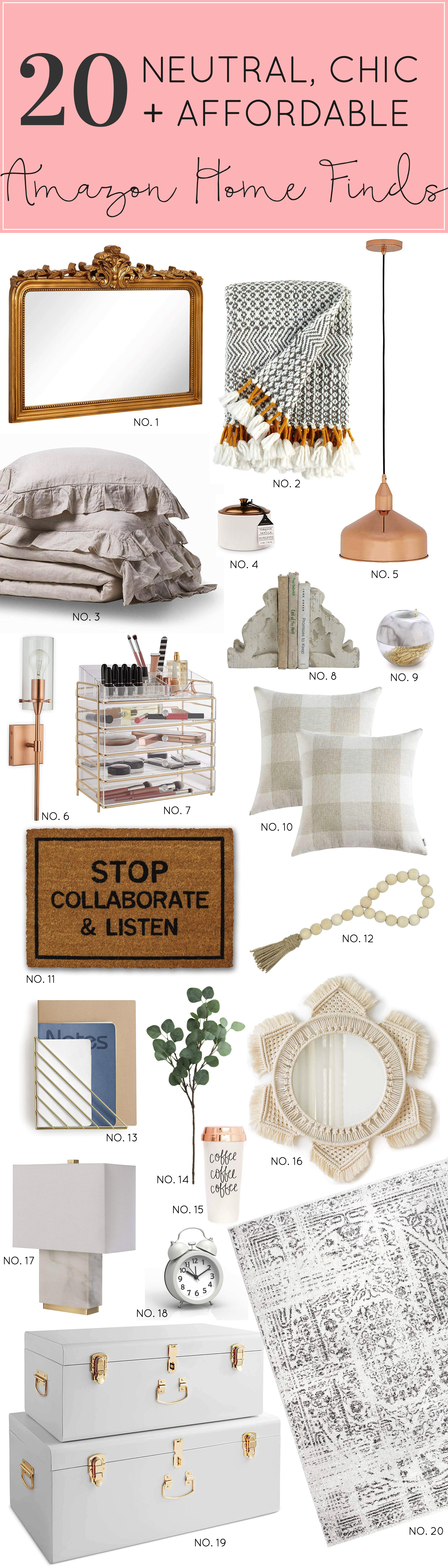 Home Decor Favorites - Affordable Home Finds