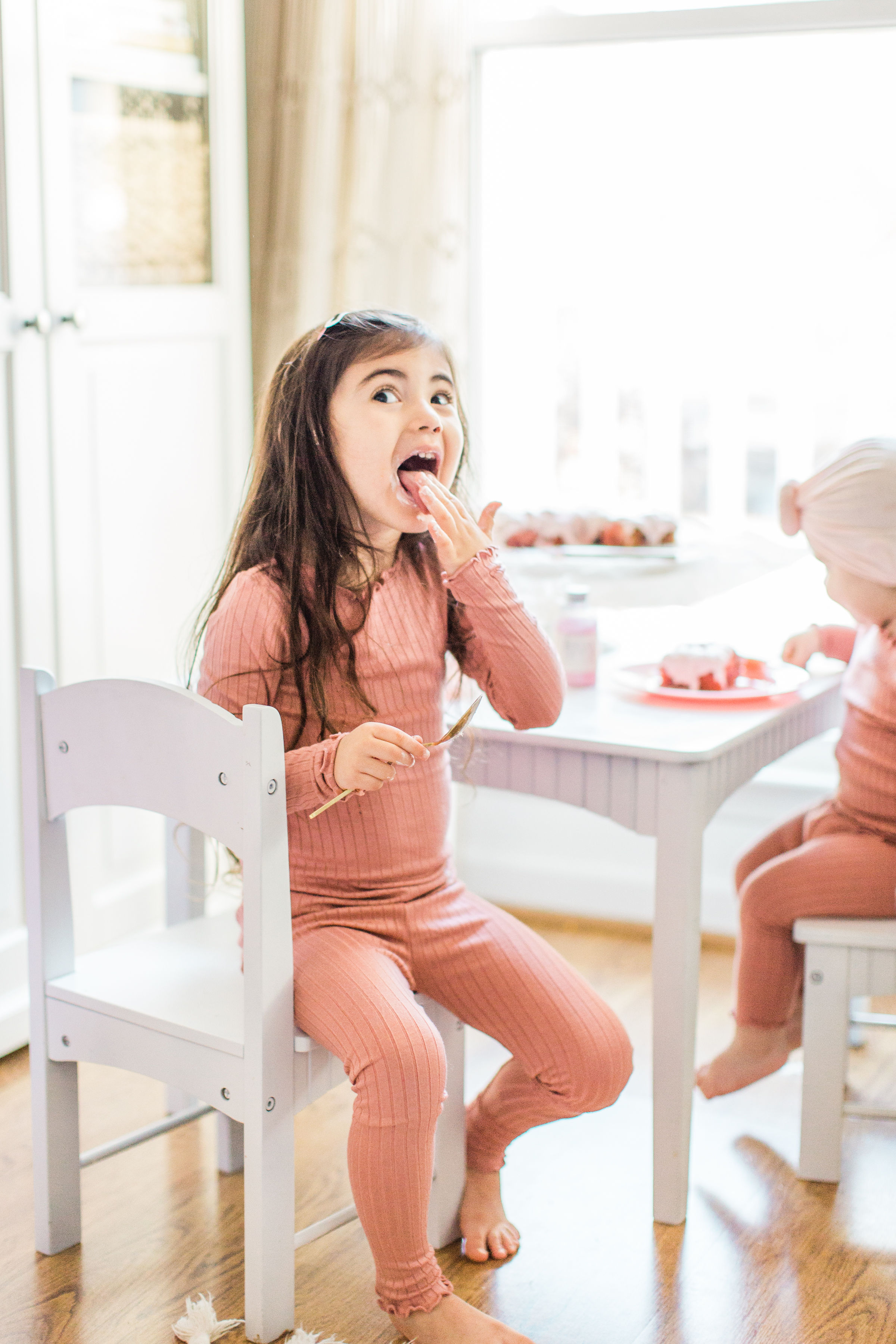 This simple homemade strawberry cake was an instant hit in our house. Easy enough to make with your kids, and bursting with fresh strawberries and topped with a decadent strawberry frosting, you'll be amazed at how moist and delicious this cake is. 