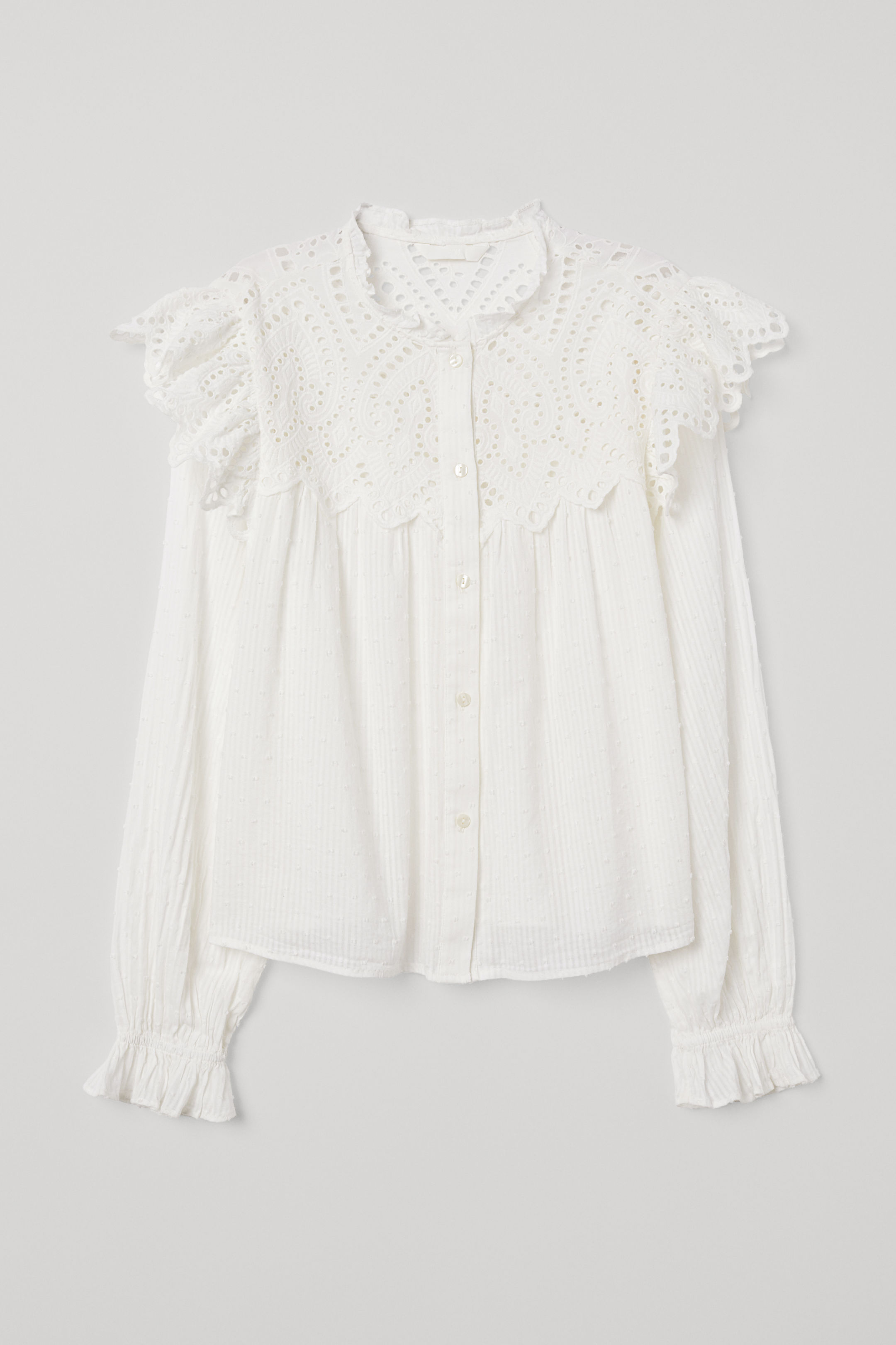 My favorite weekly finds, including this HM Blouse with Eyelet Embroidery | Click through for the details. | glitterinc.com | @glitterinc