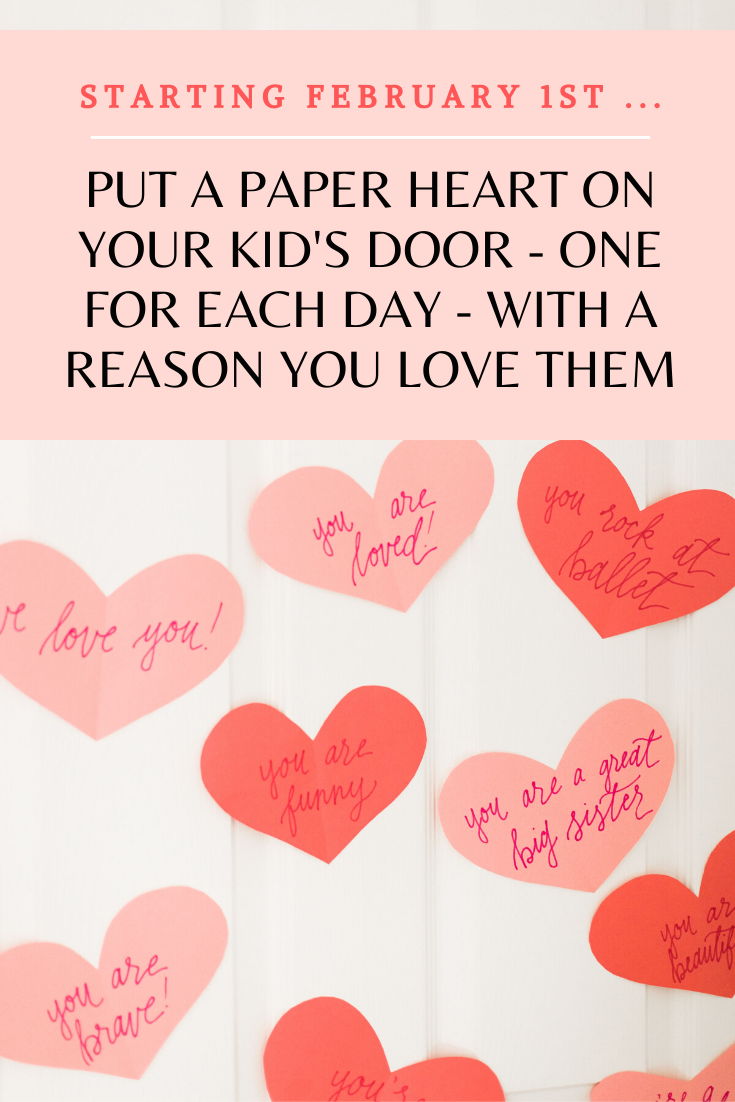 Looking for a sweet way to surprise your Valentine? This DIY "heart attack" - a.k.a., tons of paper hearts spelling out the reasons you love your Valentine, splashed all over their bedroom door - is sure to surprise and delight kids and grown-ups alike! | glitterinc.com | @glitterinc