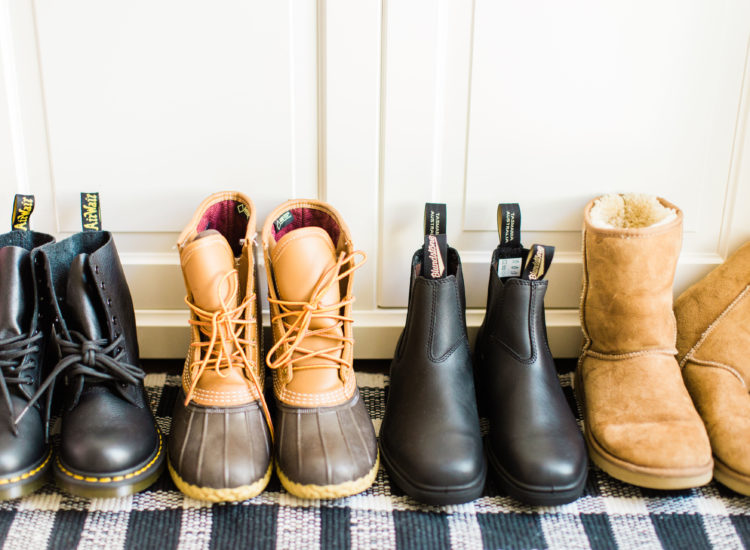 My 4 Favorite Cold-Weather Winter Boots - Dr. Martens Pascal Virginia 8-Eye Combat Boot, L.L.Bean Duck Boots, Blundstone Dress Boots and UGG Classic II Genuine Shearling Lined Short Boot