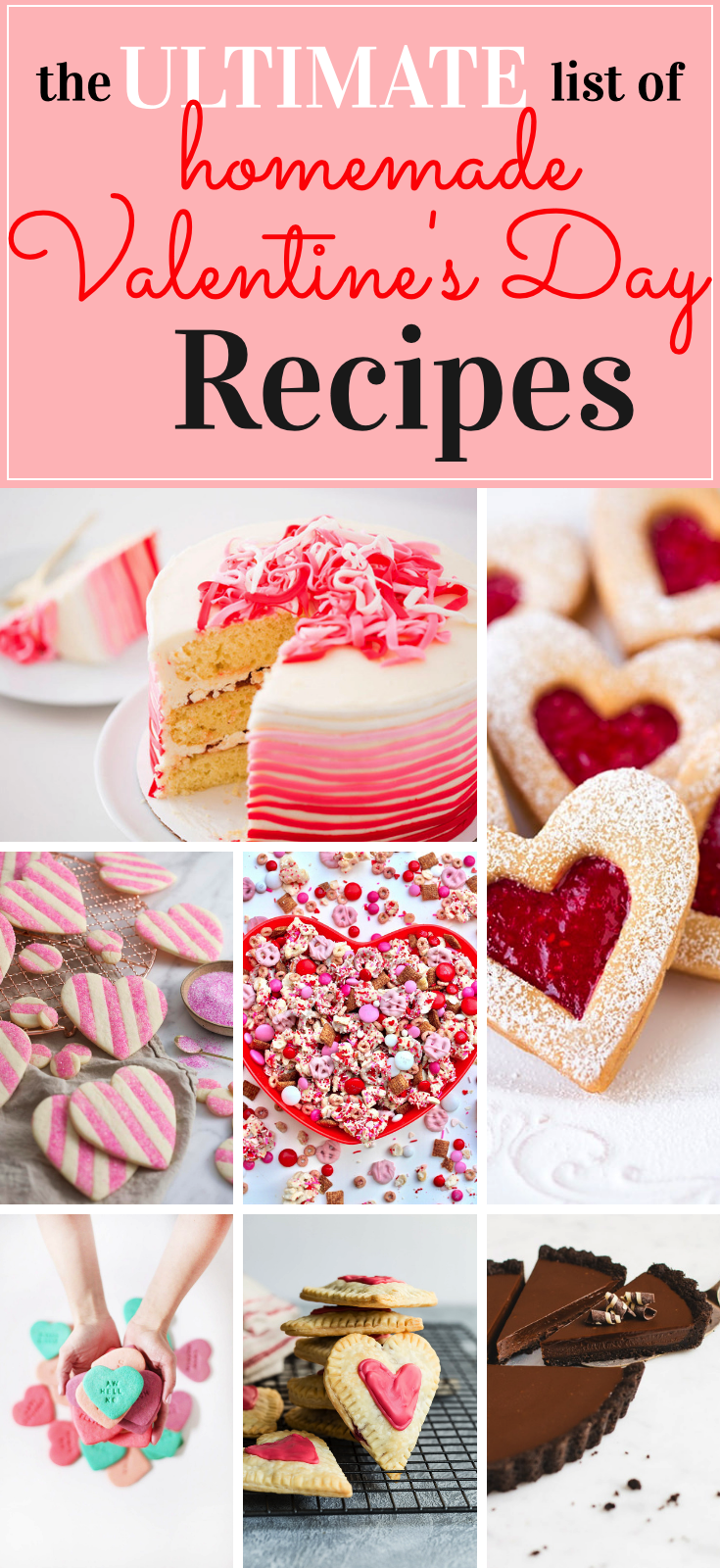 Homemade Valentine's Day treats are some of my absolute favorites to make, so if you're looking for a little recipe inspiration to celebrate love, we have the ultimate list with more than 50+ incredible recipes to try this February. | glitterinc.com | @glitterinc