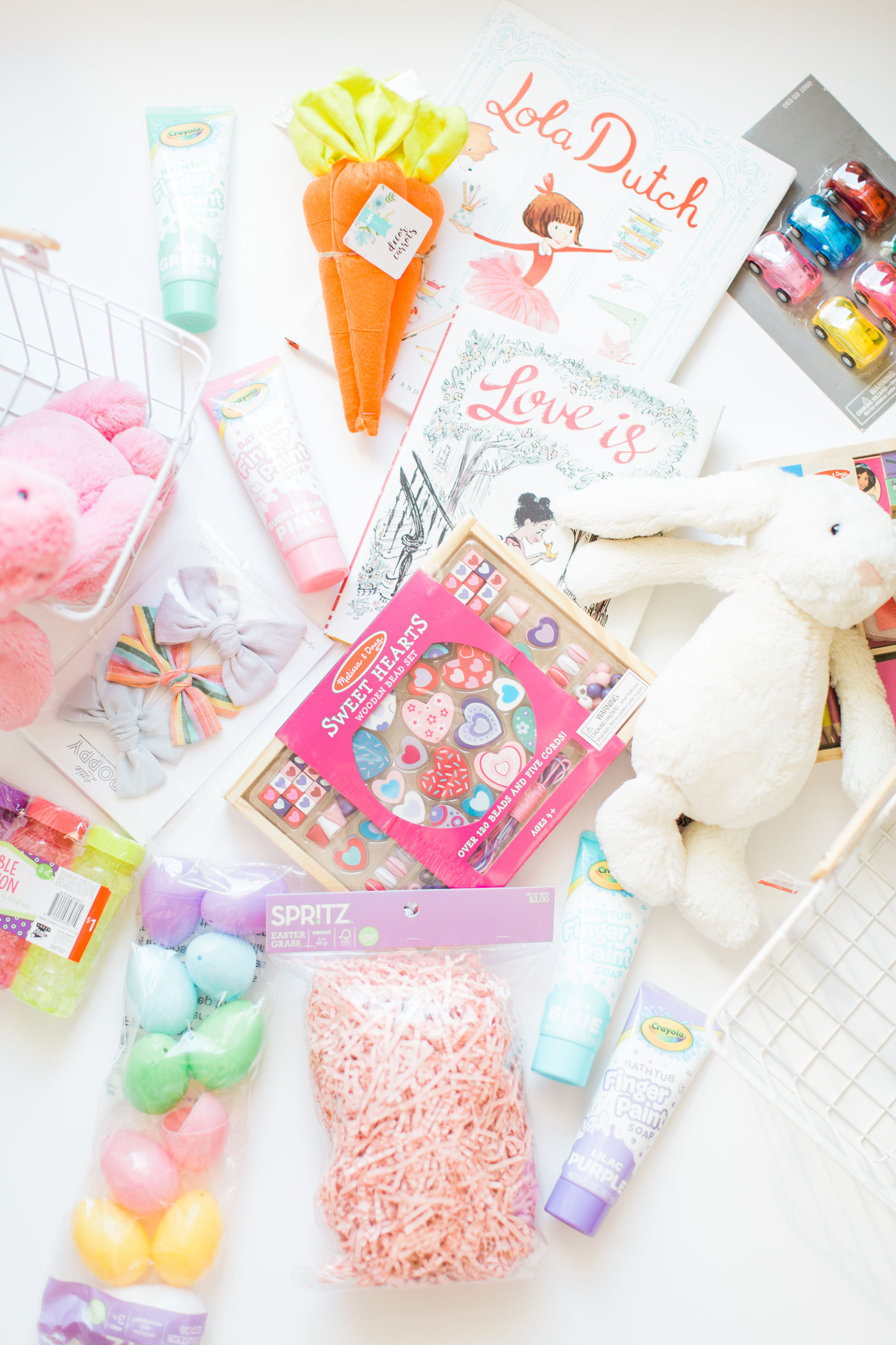 Get inspired this spring and put together the sweetest DIY Easter baskets for your kids. We're showing you everything we put in our own kids' Easter baskets this year and how to make your own! | glitterinc.com | @glitterinc