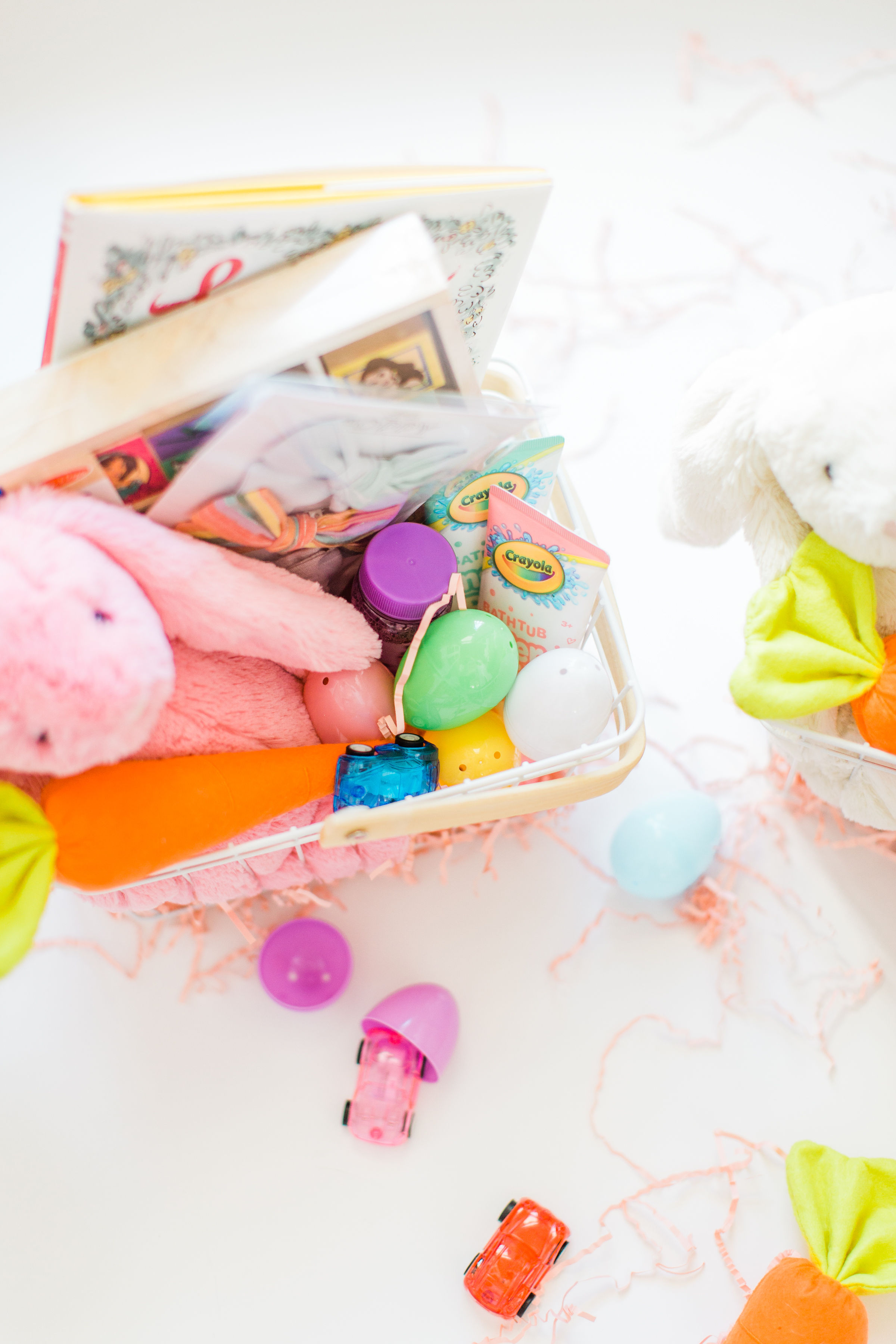 Get inspired this spring and put together the sweetest DIY Easter baskets for your kids. We're showing you everything we put in our own kids' Easter baskets this year and how to make your own! | glitterinc.com | @glitterinc