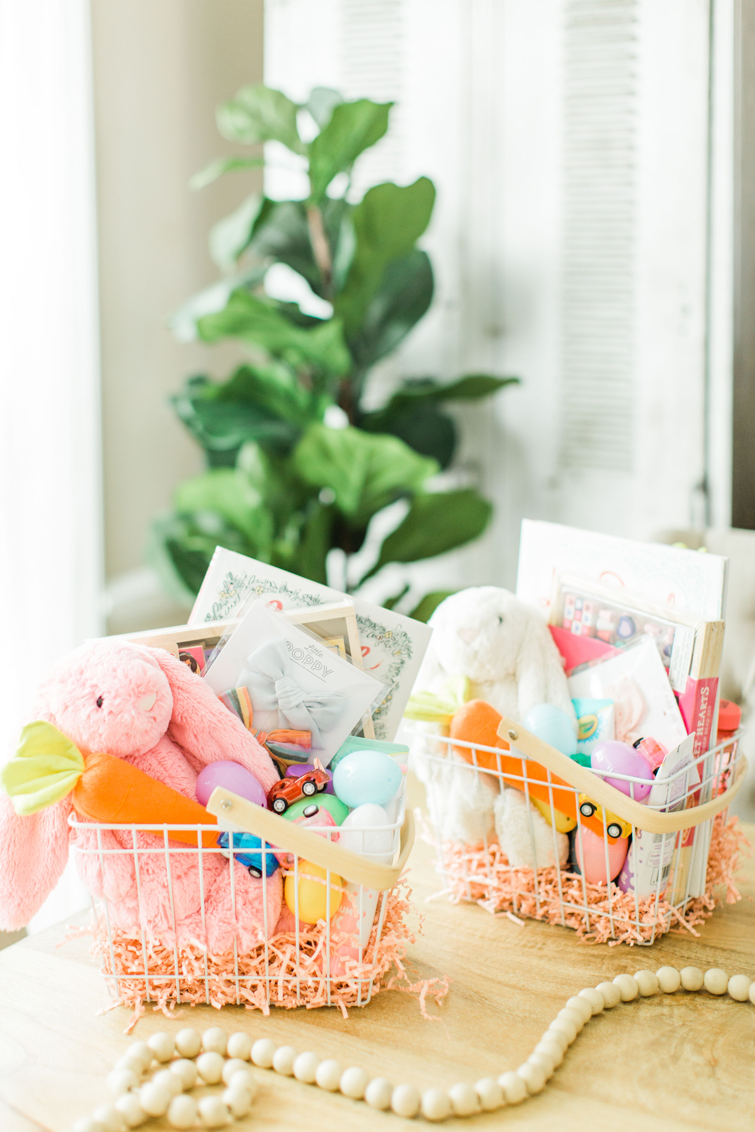 Get inspired this spring and put together the sweetest DIY Easter baskets for your kids. We're showing you everything we put in our own kids' Easter baskets this year and how to make your own! | glitterinc.com | @glitterinc