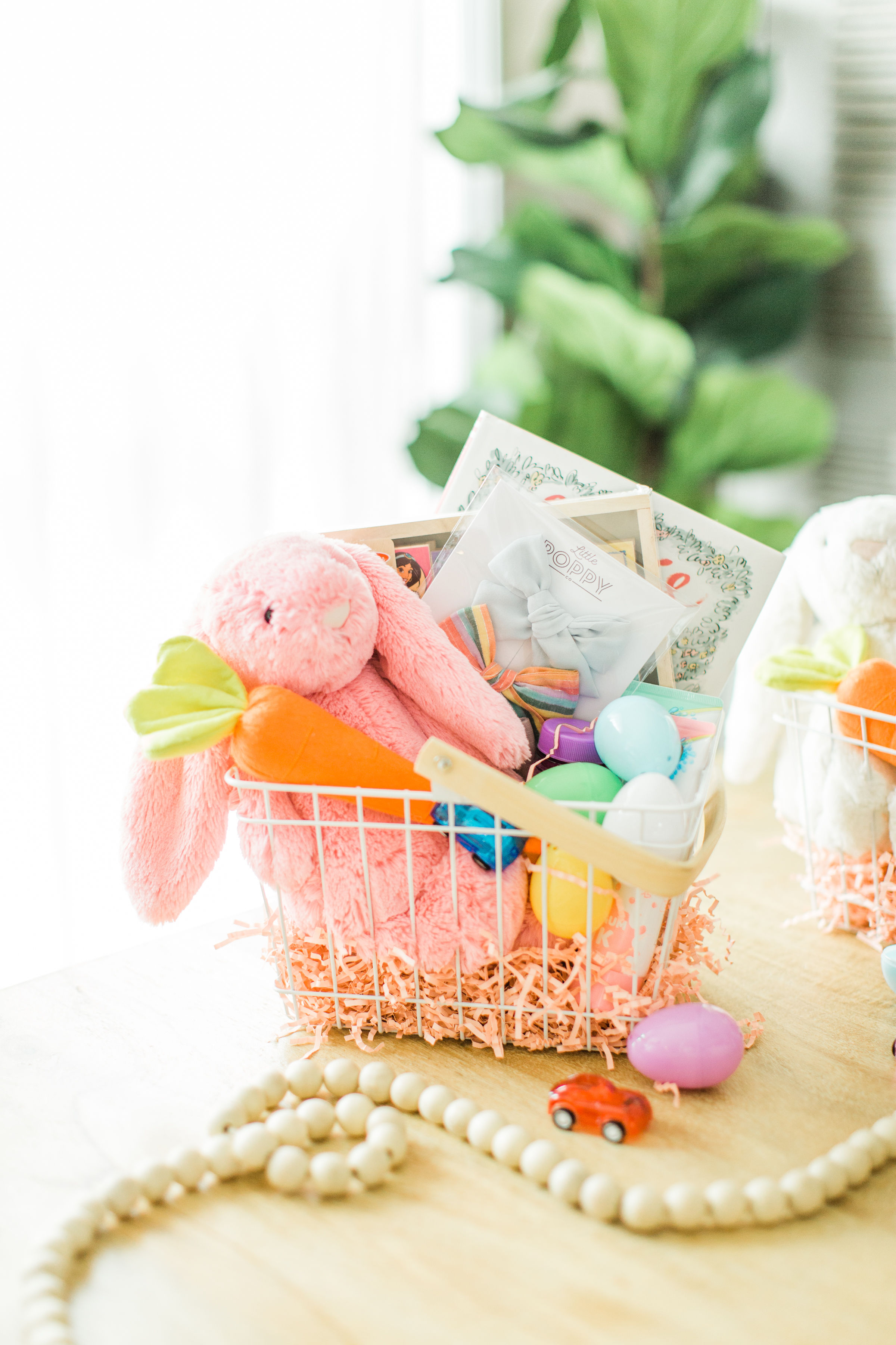 Get inspired this spring and put together the sweetest DIY Easter baskets for your kids. We're showing you everything we put in our own kids' Easter baskets this year and how to make your own! | glitterinc.com | @glitterinc