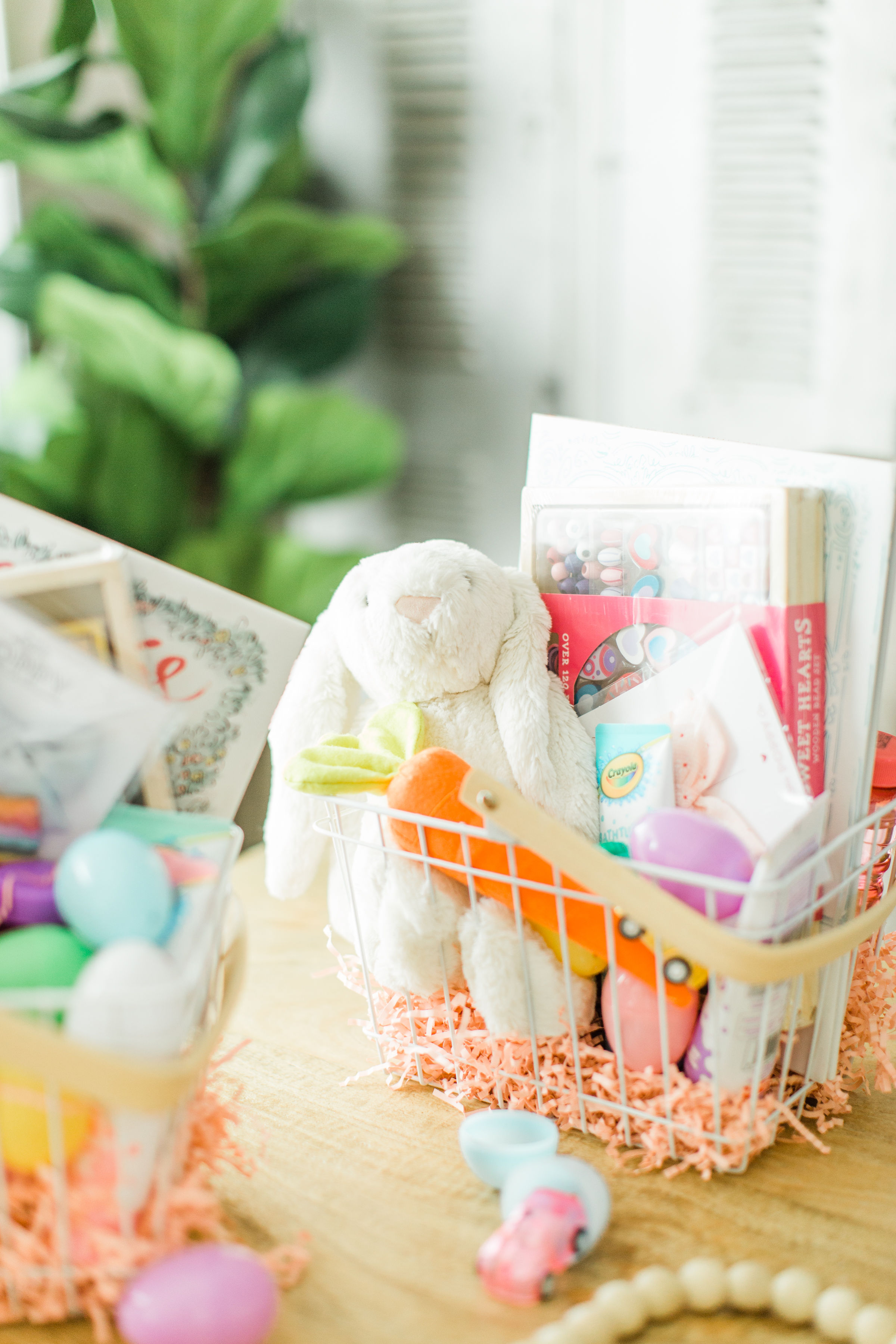 Get inspired this spring and put together the sweetest DIY Easter baskets for your kids. We're showing you everything we put in our own kids' Easter baskets this year and how to make your own! | glitterinc.com | @glitterinc