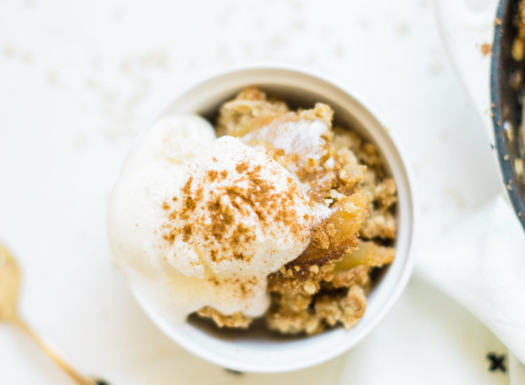Our Favorite Perfect Skillet Apple Crumble