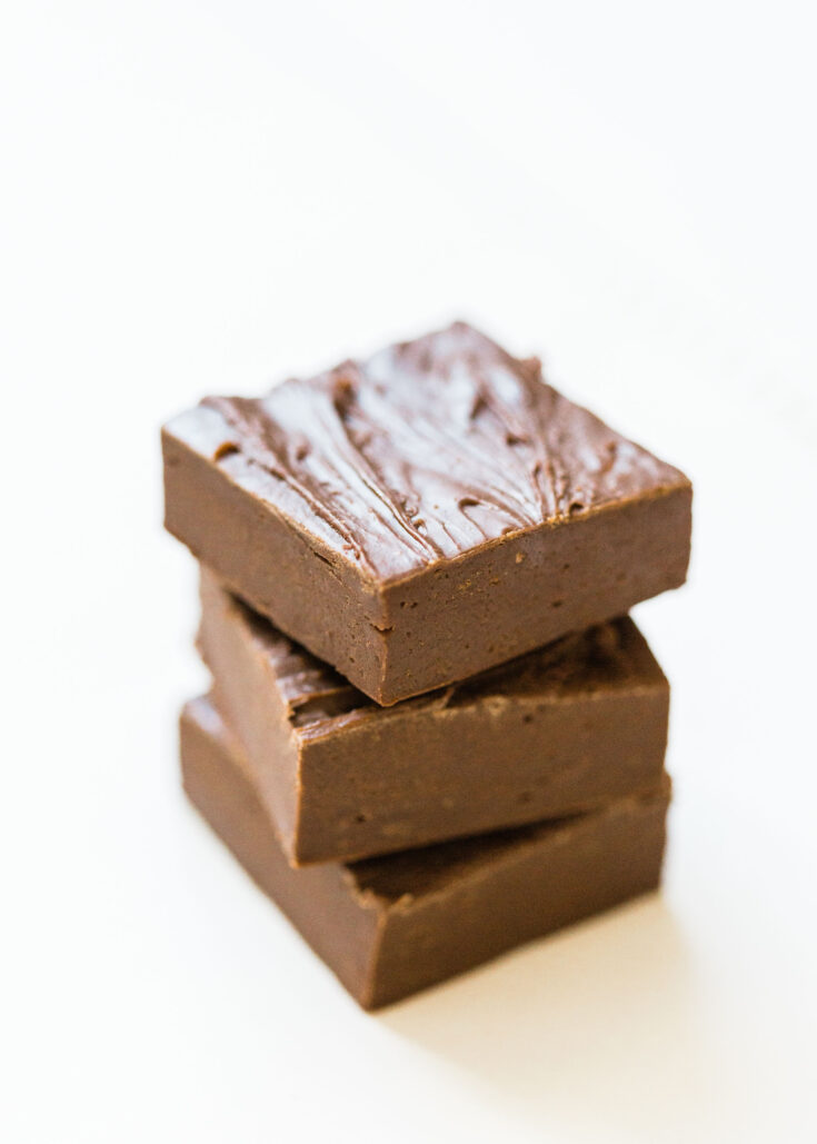 3 Ingredient Classic Chocolate Fudge - Glitter, Inc.