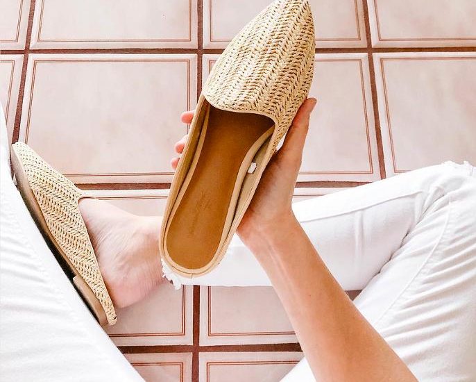 Gorgeous Finds at Target - Universal Thread Women's Violet Woven Backless Mules