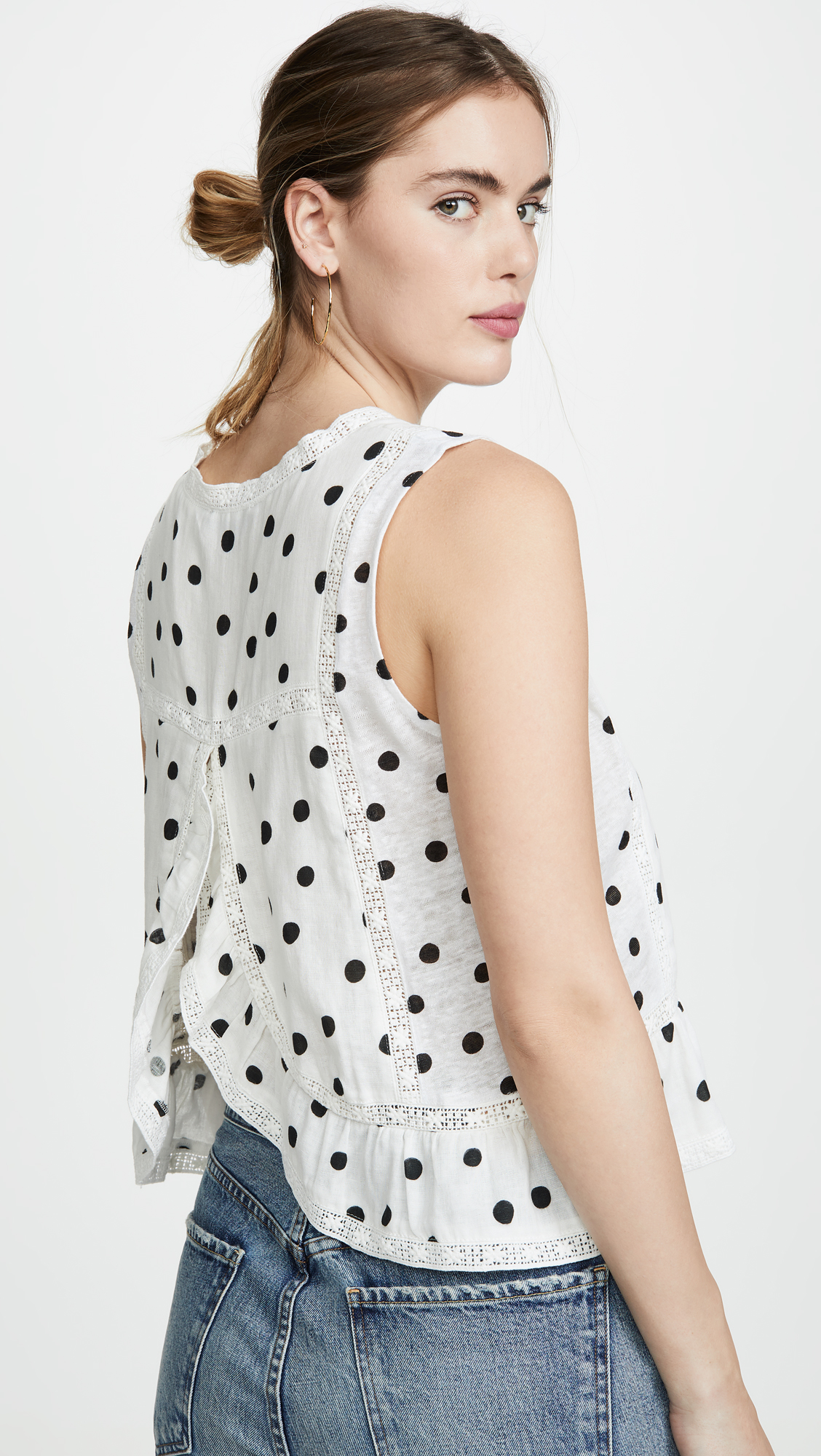 Generation Love Tinsley Polka Dot Top 