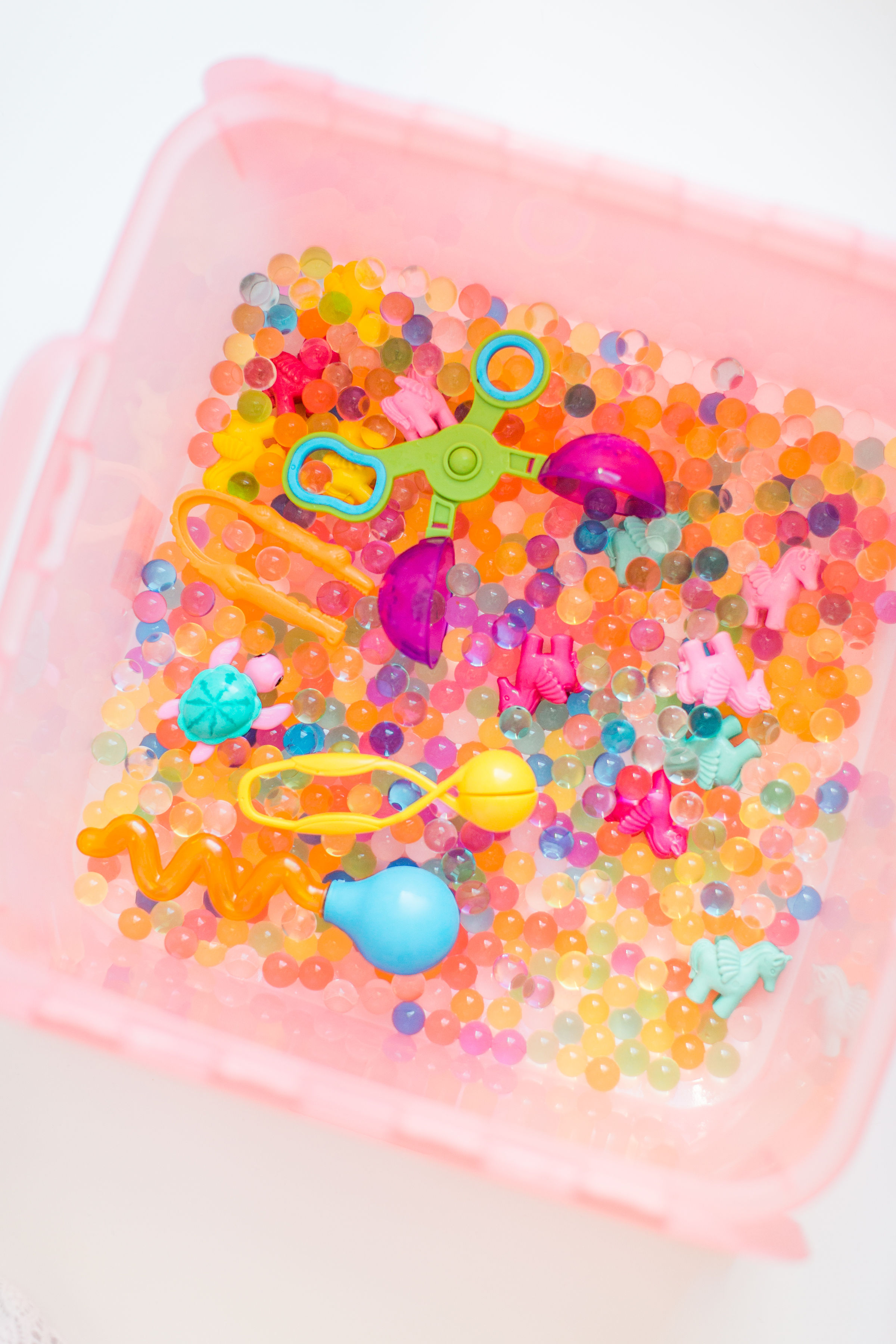 The Best Water Beads Sensory Bin + Our Favorite Water Bead Accessories -  Glitter, Inc.