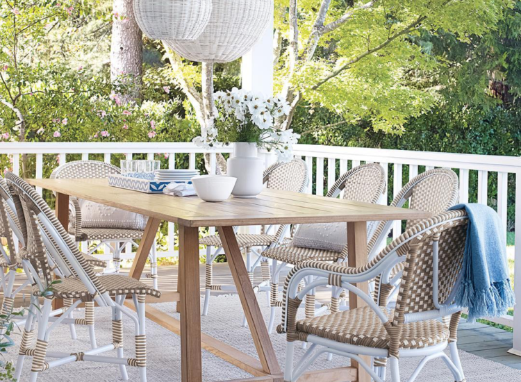 Outdoor Patio Design - Serena and Lily Riviera Chairs