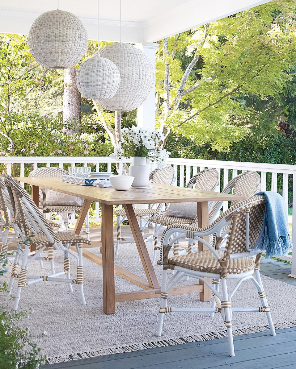 Outdoor Patio Design - Serena and Lily Riviera Chairs - One of the greatest sale weekends of the year is here: it’s time for the Memorial Day Weekend sales; and I'm rounding up the best sales to shop right now.