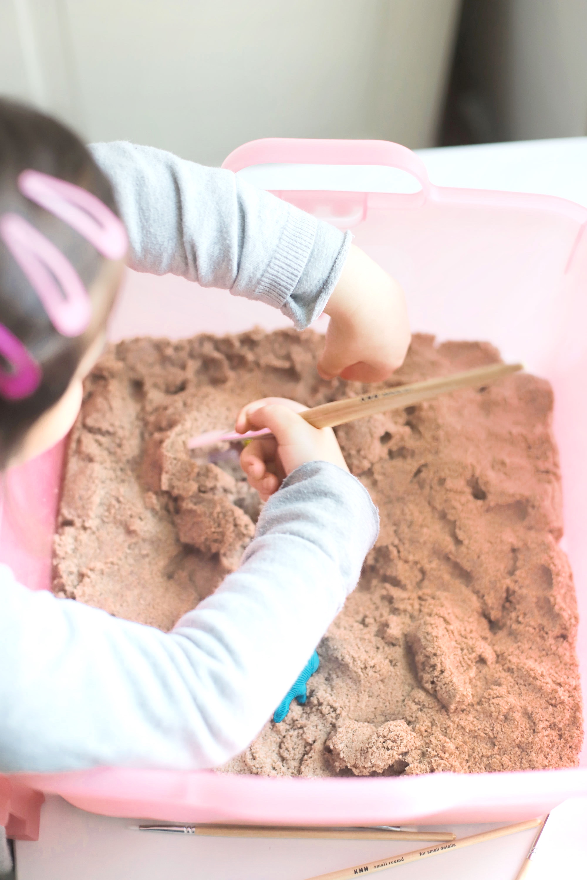 DIY Kinetic Sand Recipe for Sensory Exploration and Play