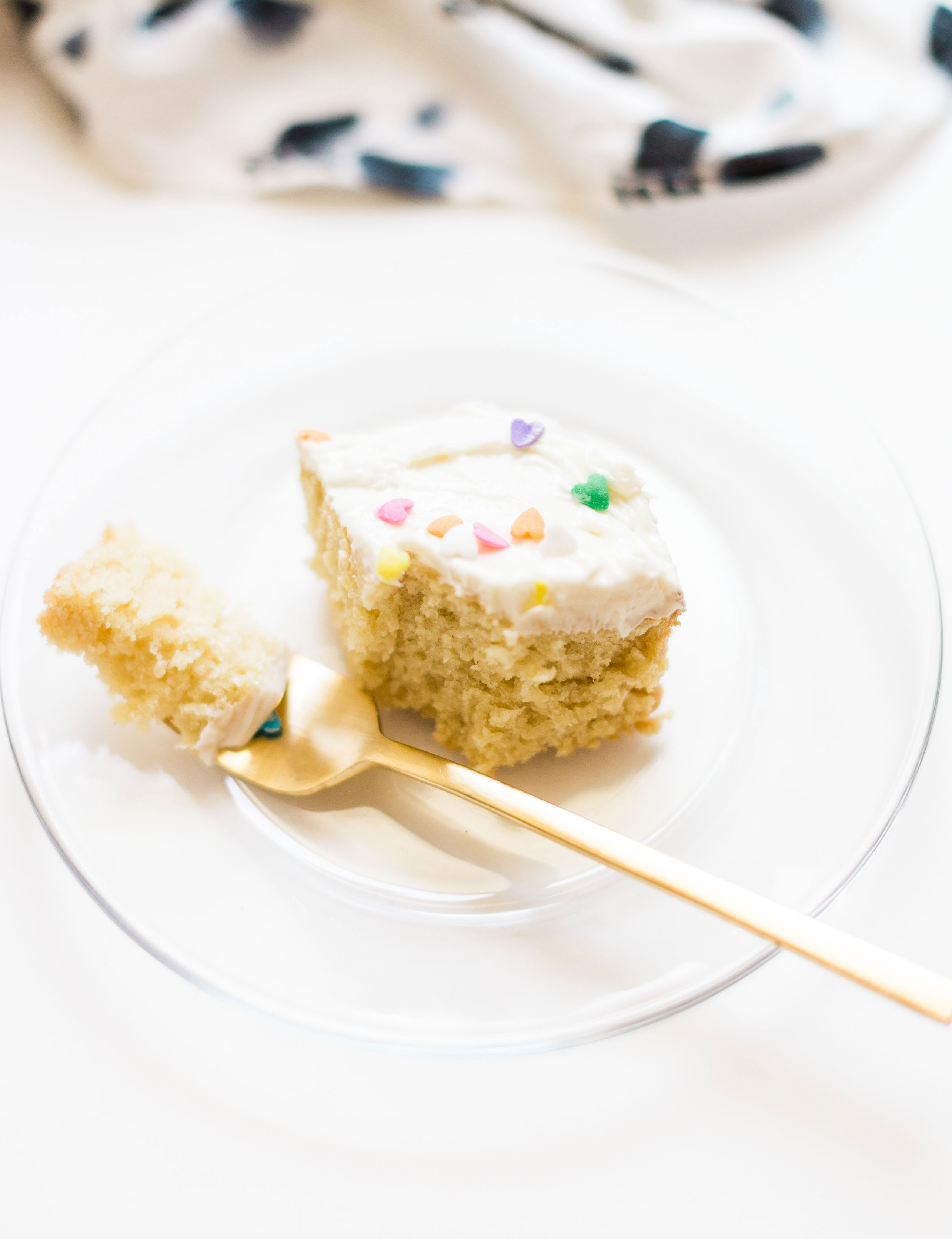 Recipe: One-Bowl Vanilla Sheet Cake