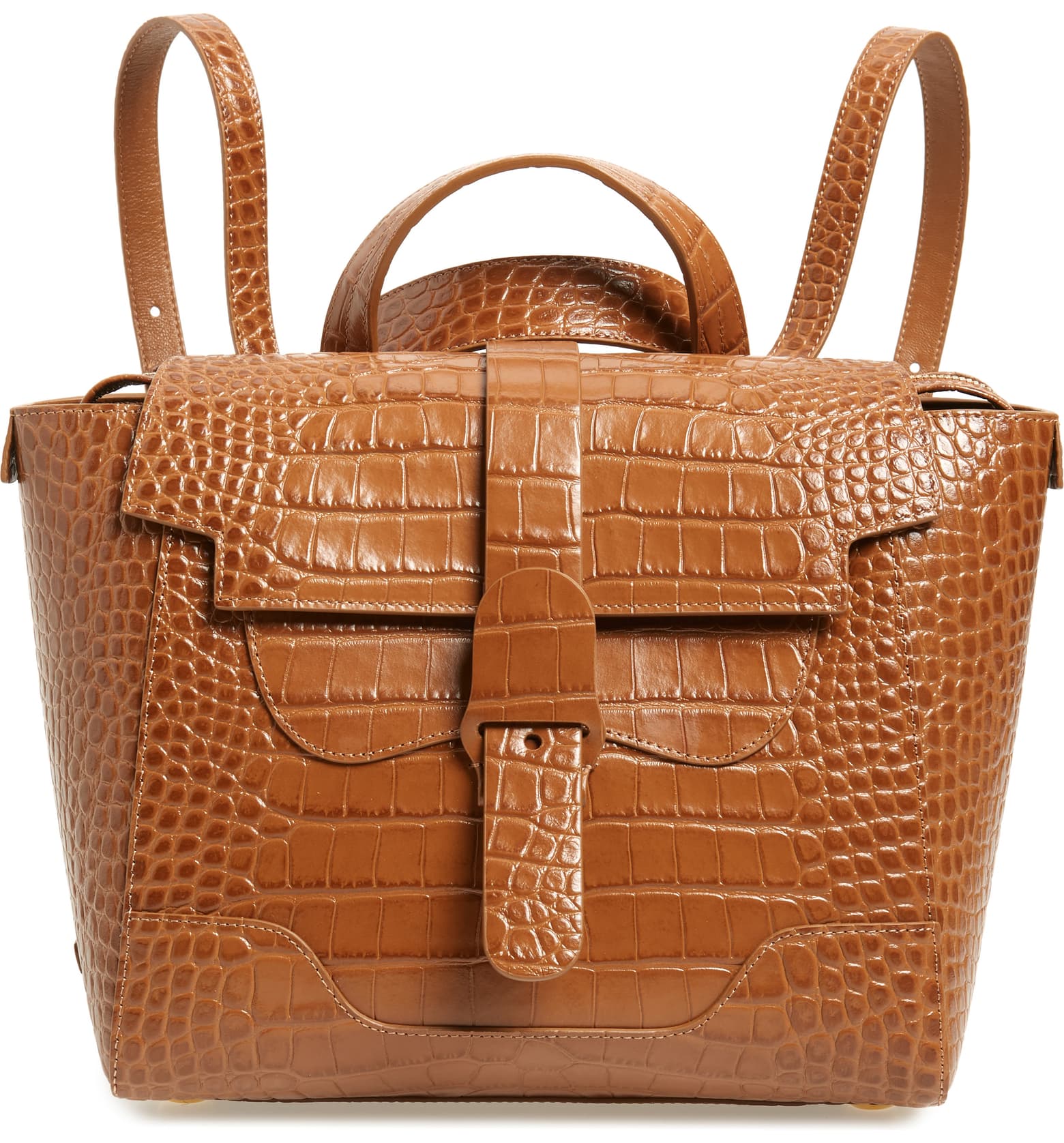 Senreve Midi Maestra Leather Satchel