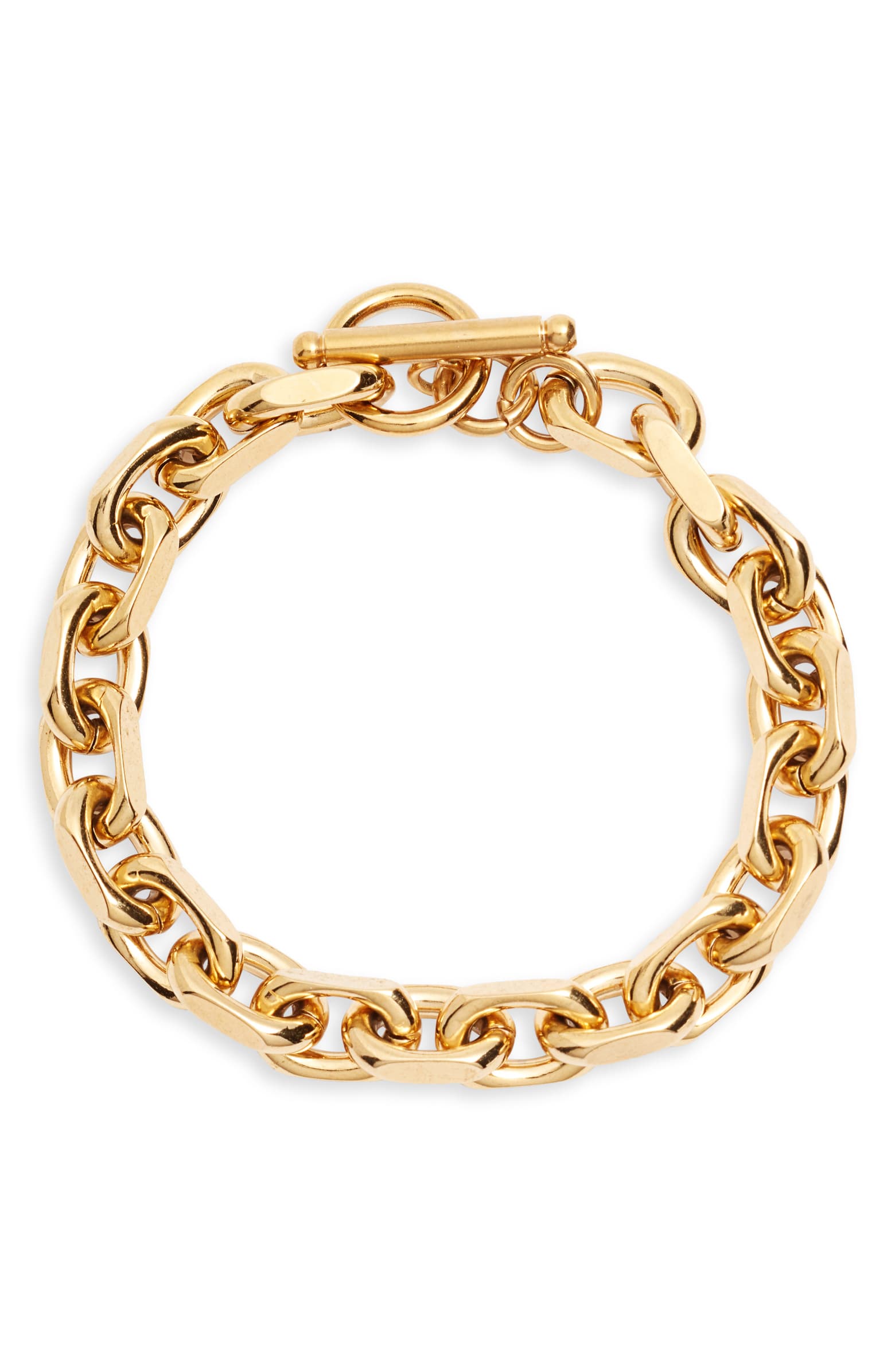 ELLIE VAIL Maddox Gold Toggle Bracelet 