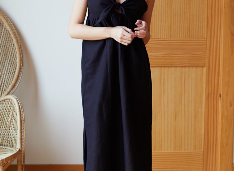 The Cutest Way to Store Headbands + Weekly Finds - Emerson Fry Cayman Tie-Bist Midi Dress