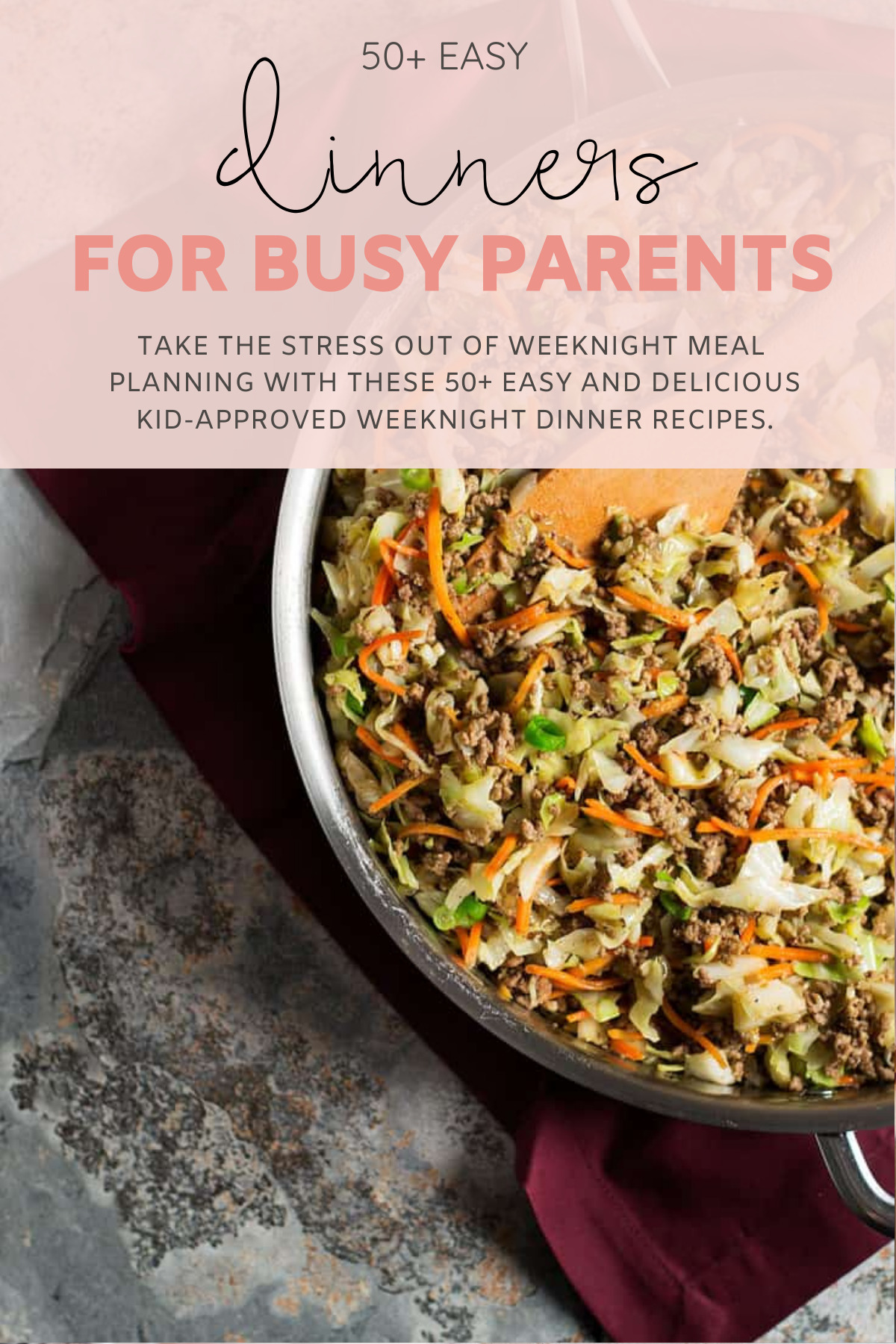 Take the stress out of weeknight meal planning with these 50+ easy and delicious weeknight dinner recipes for busy parents. We're talking sheet pan meals, dinners that can be made in a crock pot or Instant Pot, one pan dinners, skillet meals, and more; and all are family and kid-approved. | @glitterinclexi | GLITTERINC.COM