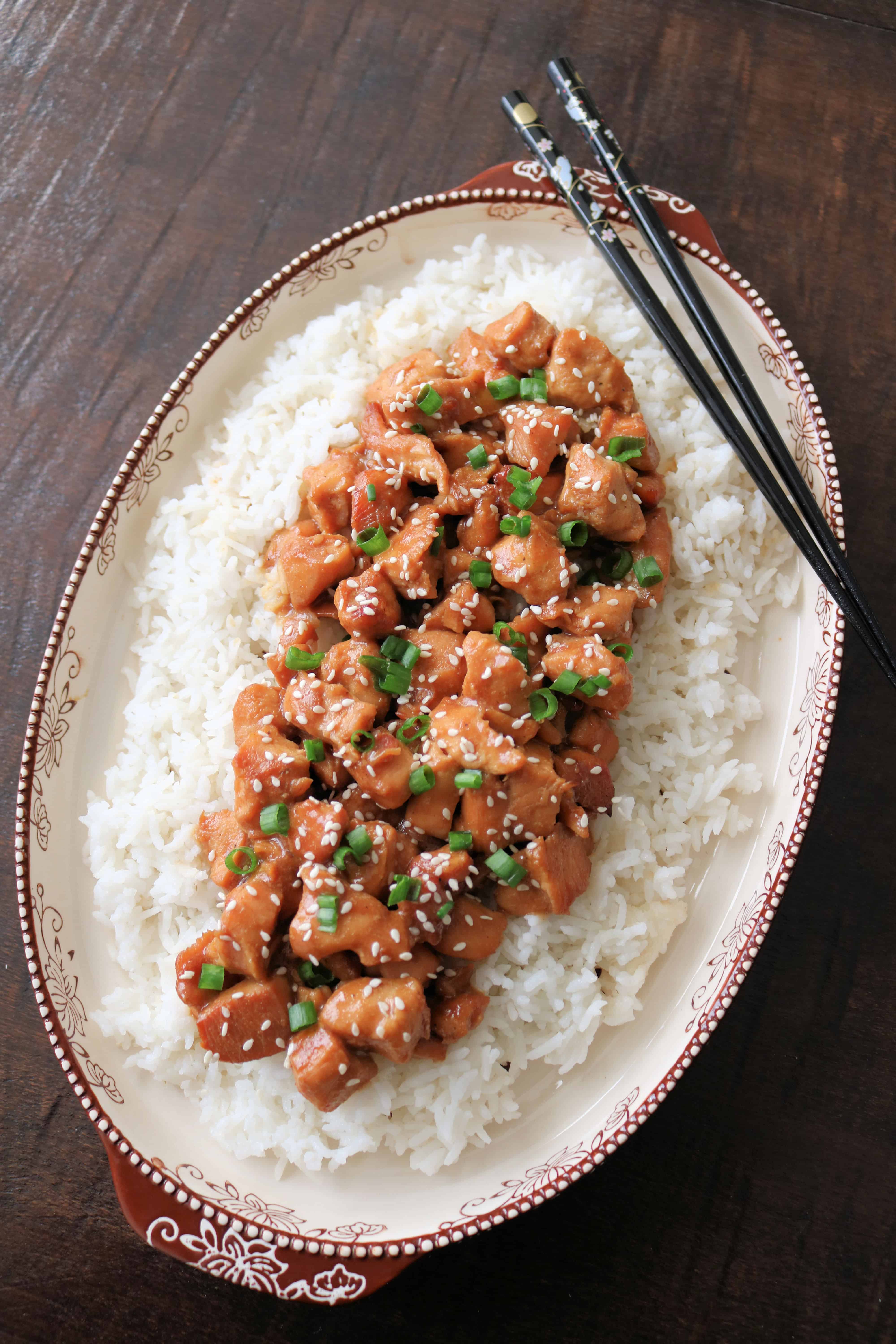 Slow Cooker Honey Sesame Chicken