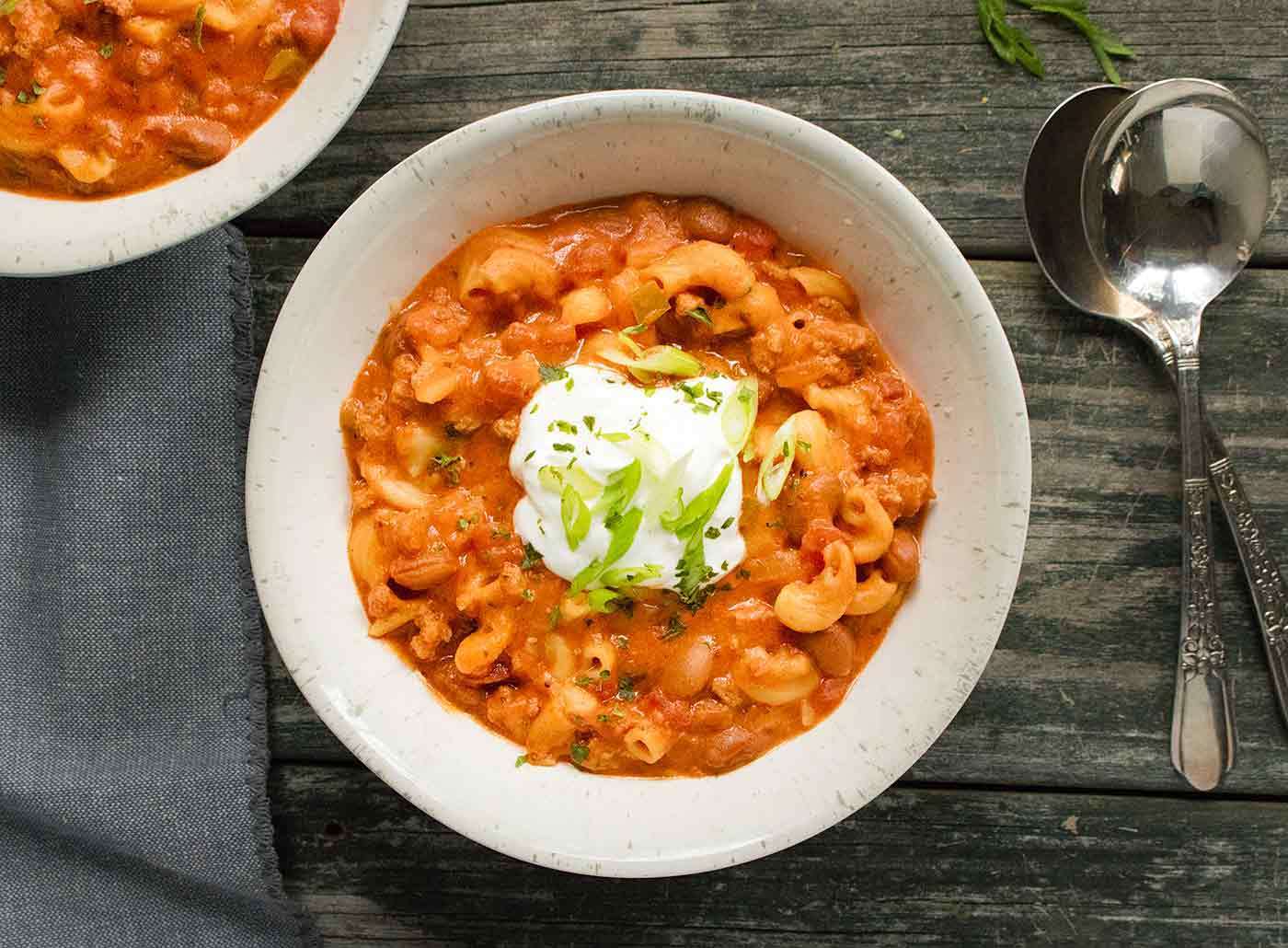 Instant Pot Chili Mac with Turkey