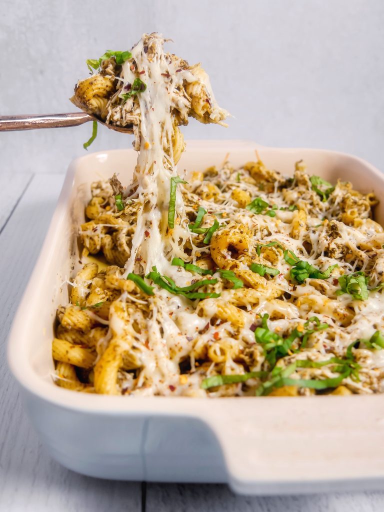 Pesto Chicken Pasta Bake, Easy and Delicious Weeknight Dinner Recipes for Busy Parents