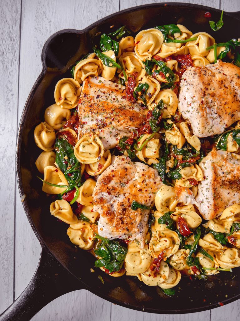 Tuscan Chicken with Tortellini