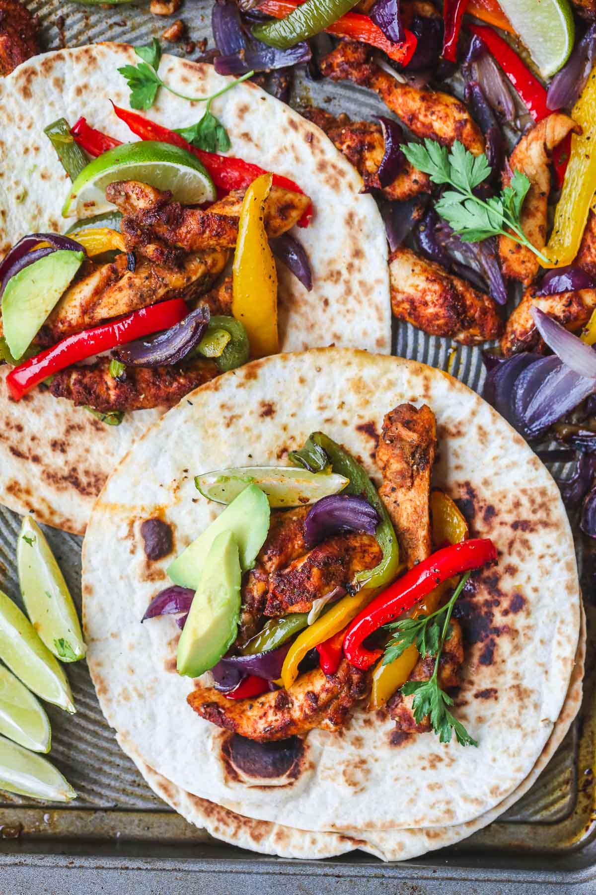 baked chicken fajitas for Quick and Healthy Dinner Recipes 