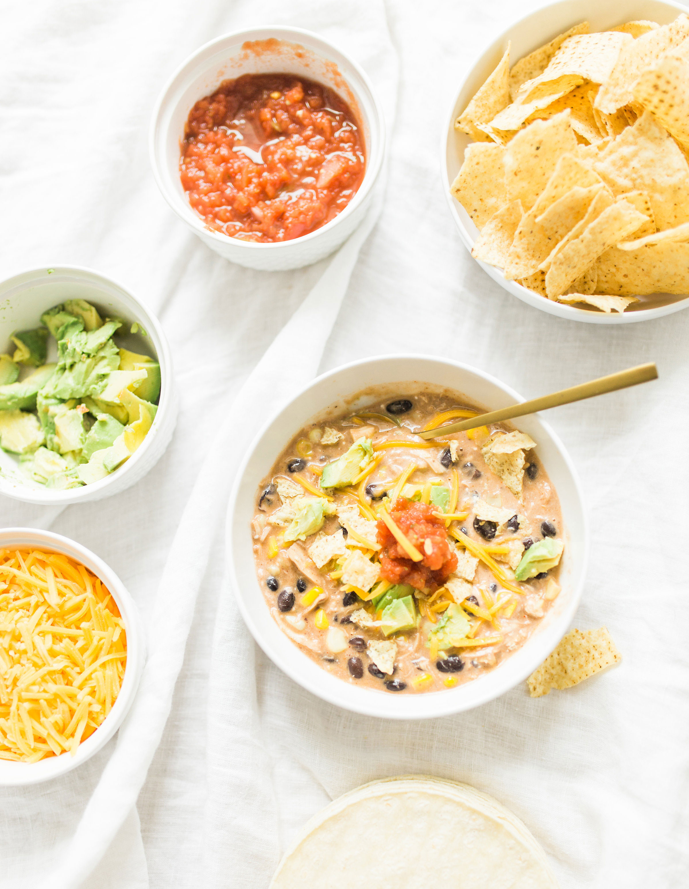 crockpot tortilla-less creamy chicken enchilada soup, Easy and Delicious Weeknight Dinner Recipes for Busy Parents