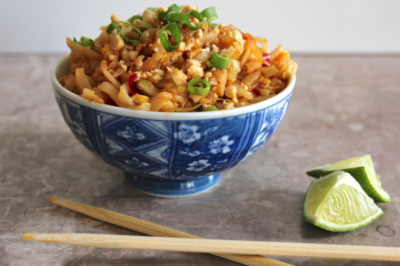 Simple Chicken Pad Thai