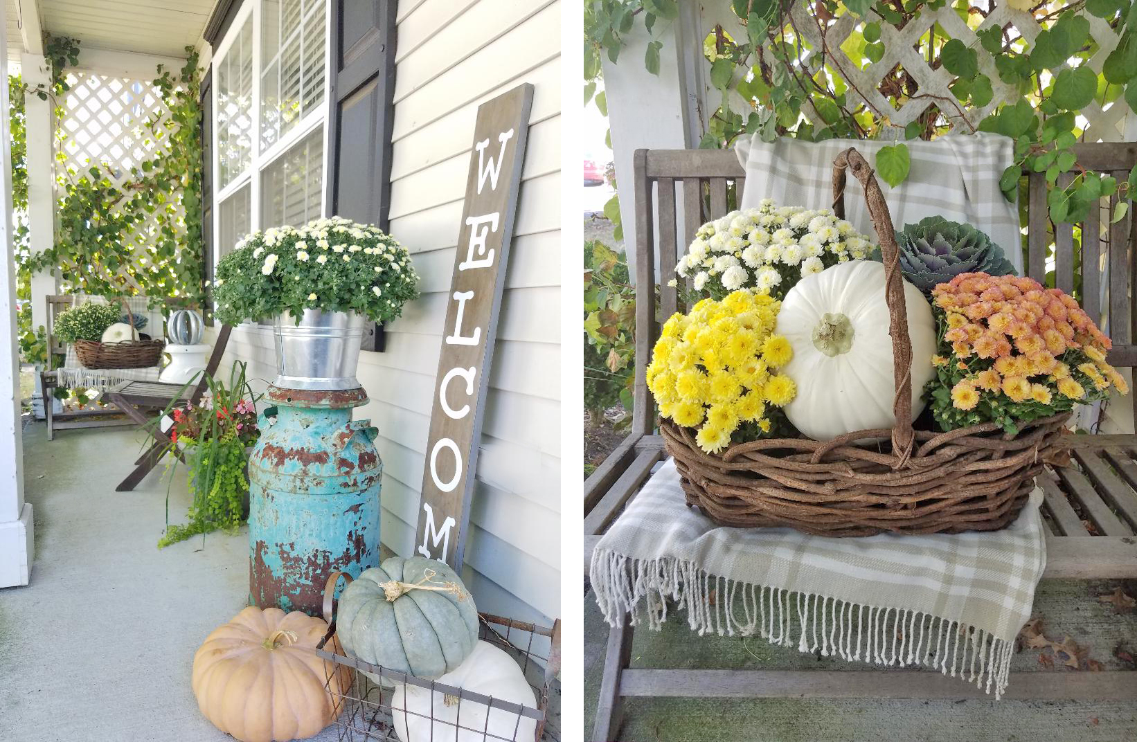 Michelle's Tasty Creations: Fall Front Porch Decorations