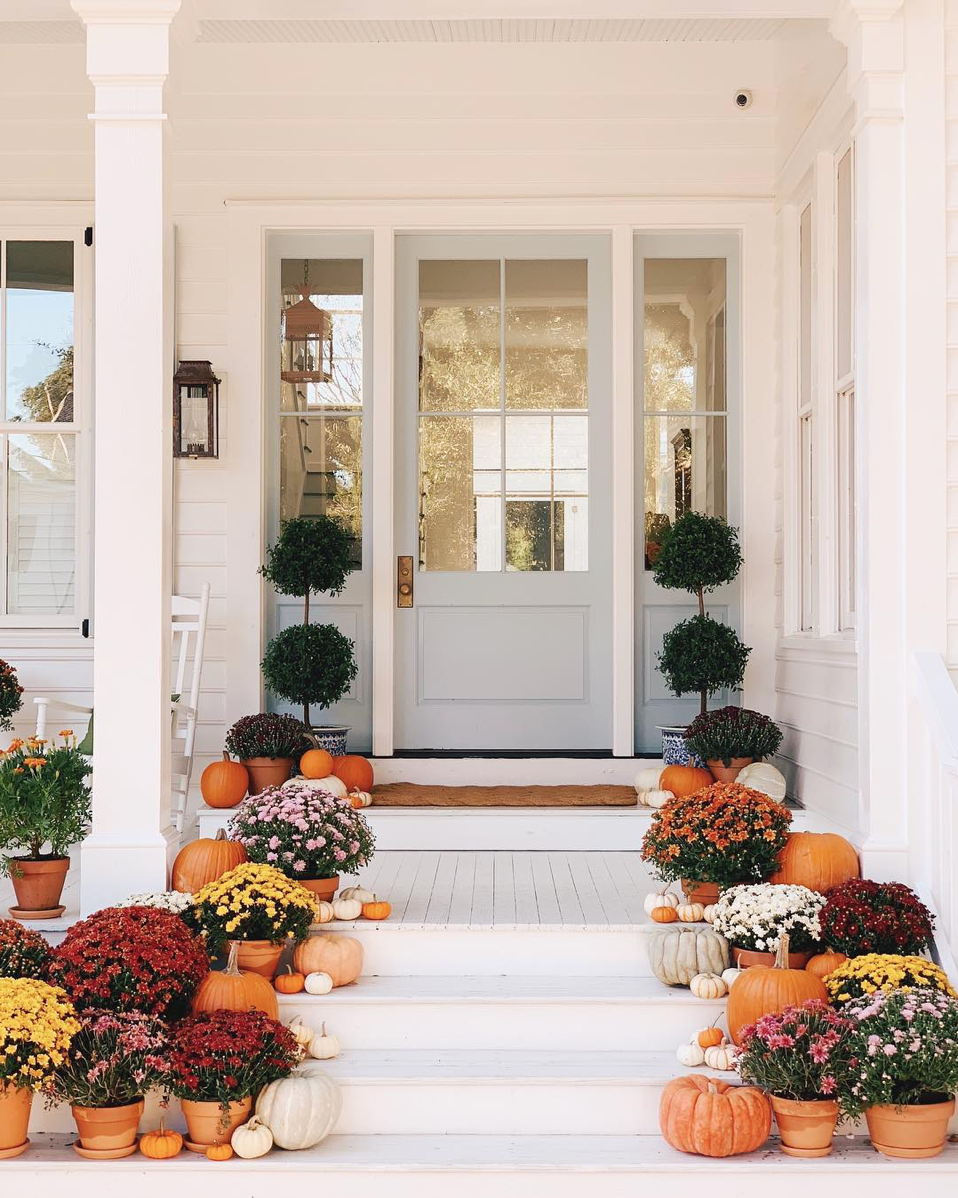 Festive Fall Front Porch