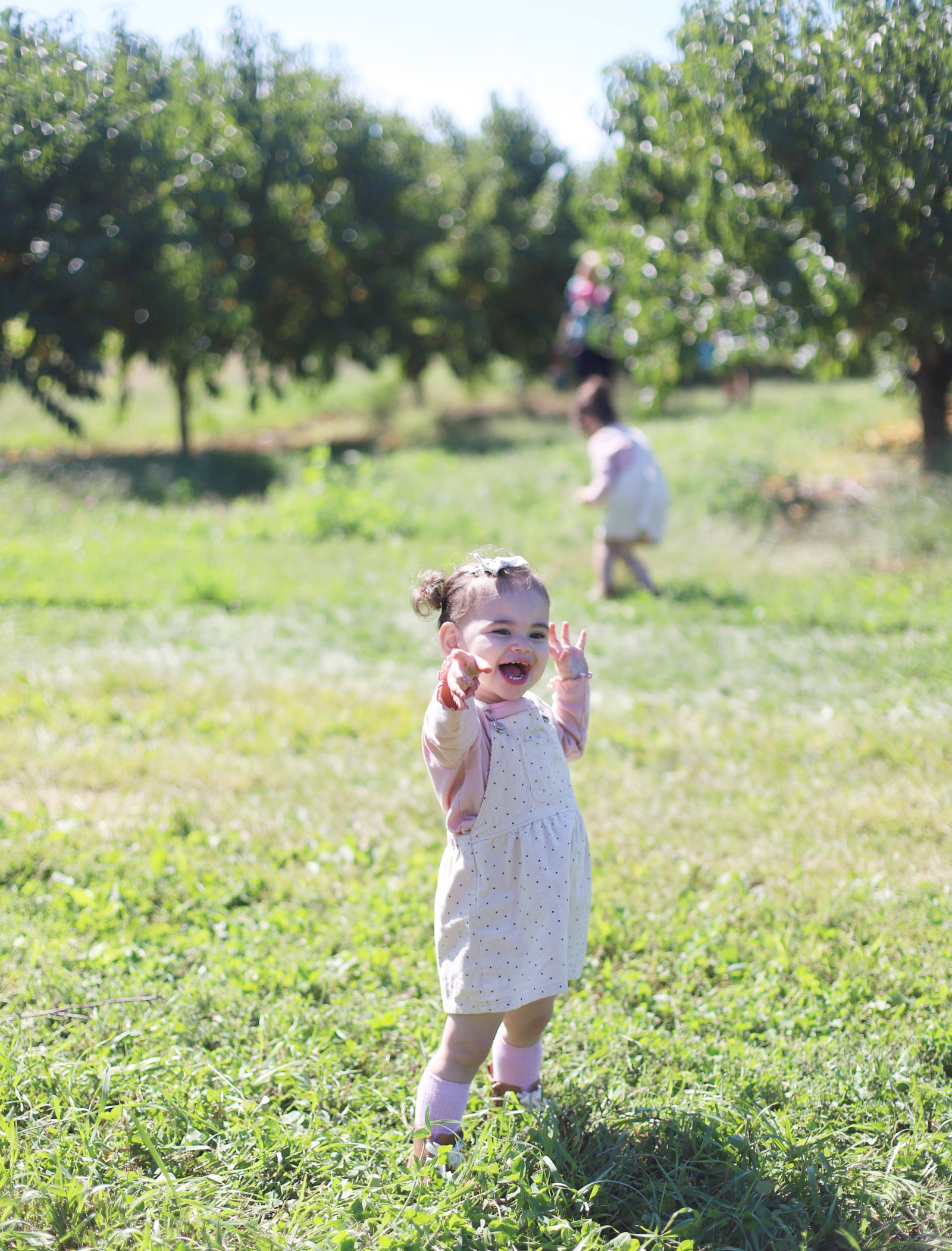 A little girl enjoying at Brooksby Farm in Peabody, Massachusetts // Fall Bucket List | glitterinc.com | @glitterinc