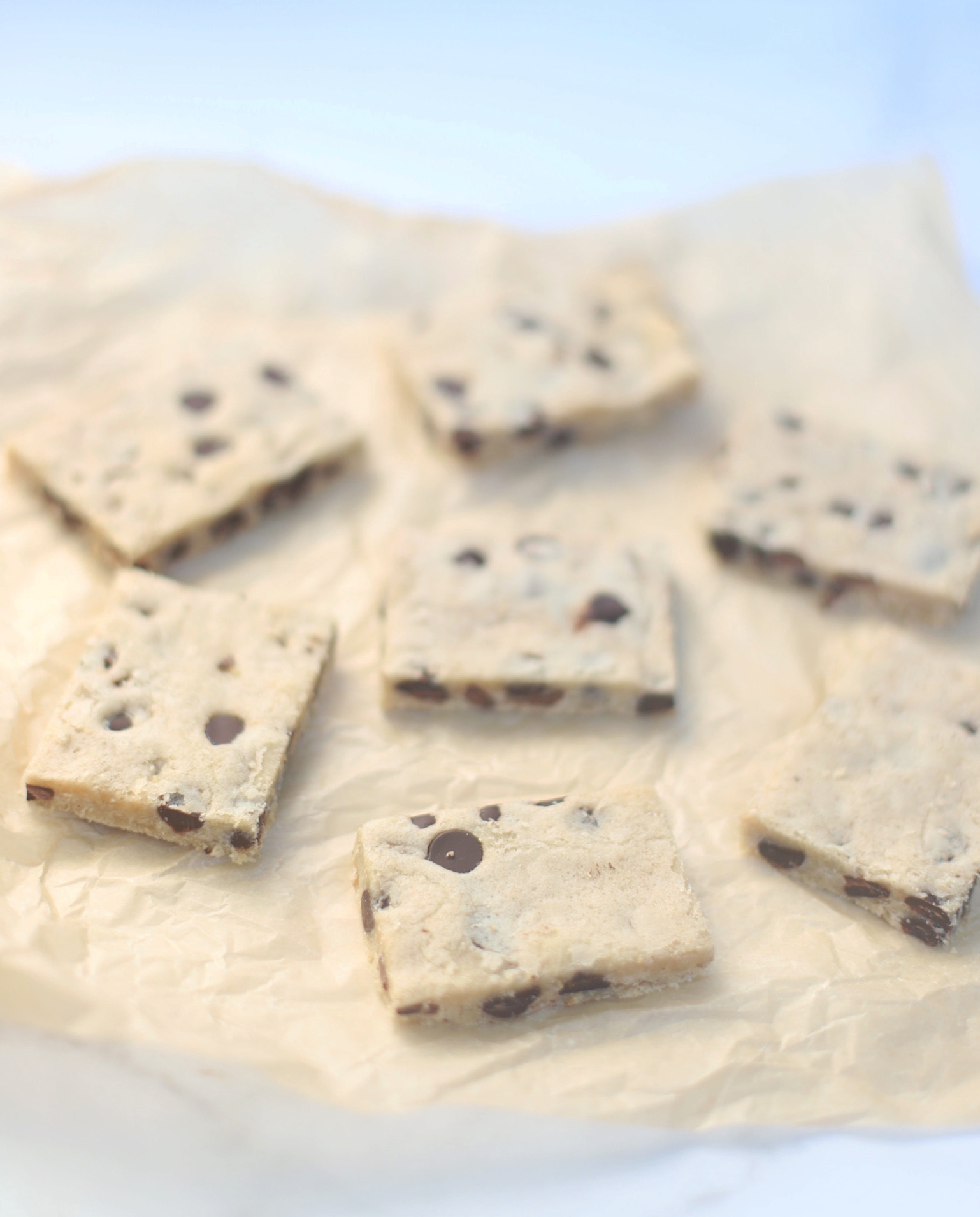 Vegan Chocolate Chip Cookie Bars