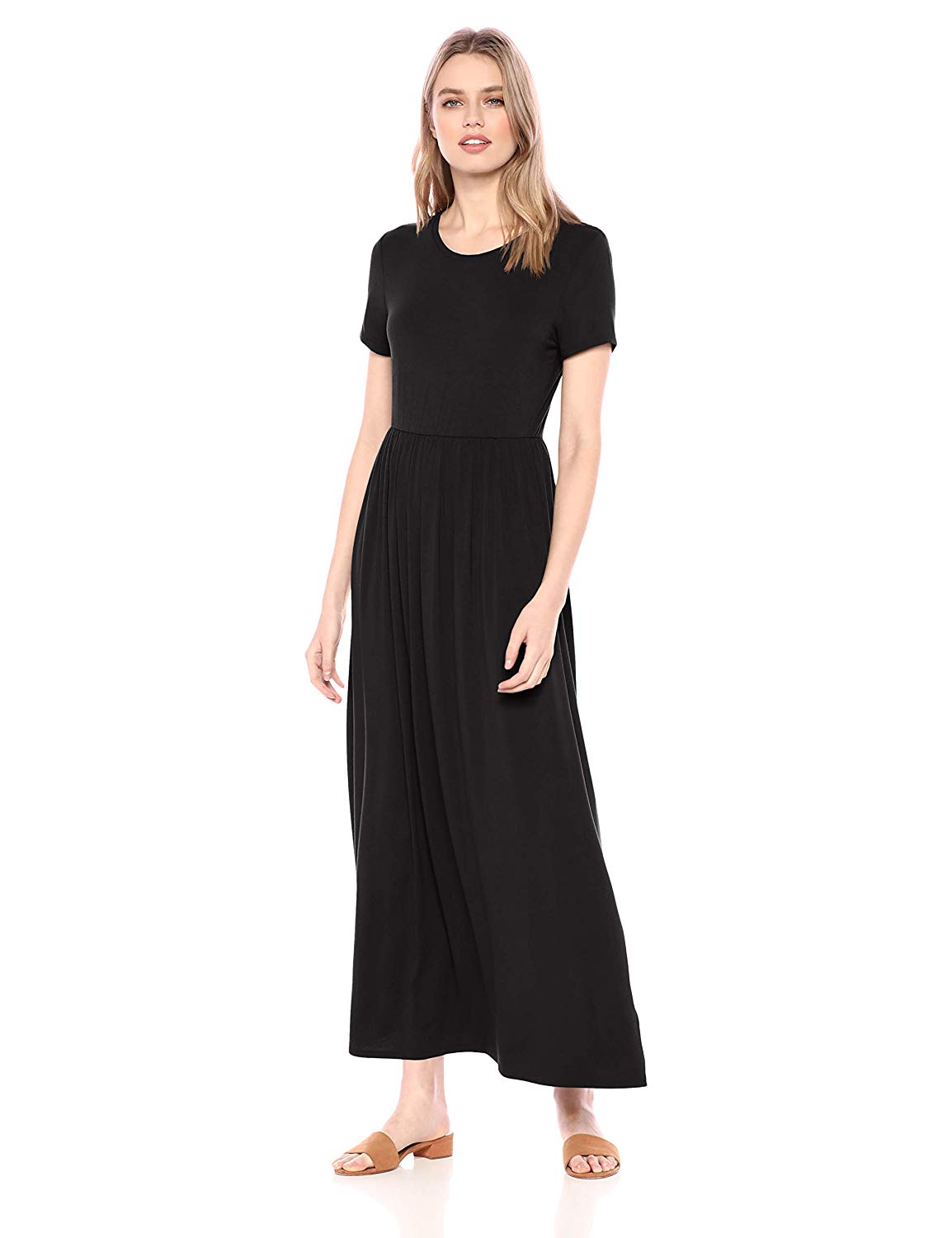 15 Stylish Dresses From Amazon Women's Short-Sleeve Waisted Maxi Dress