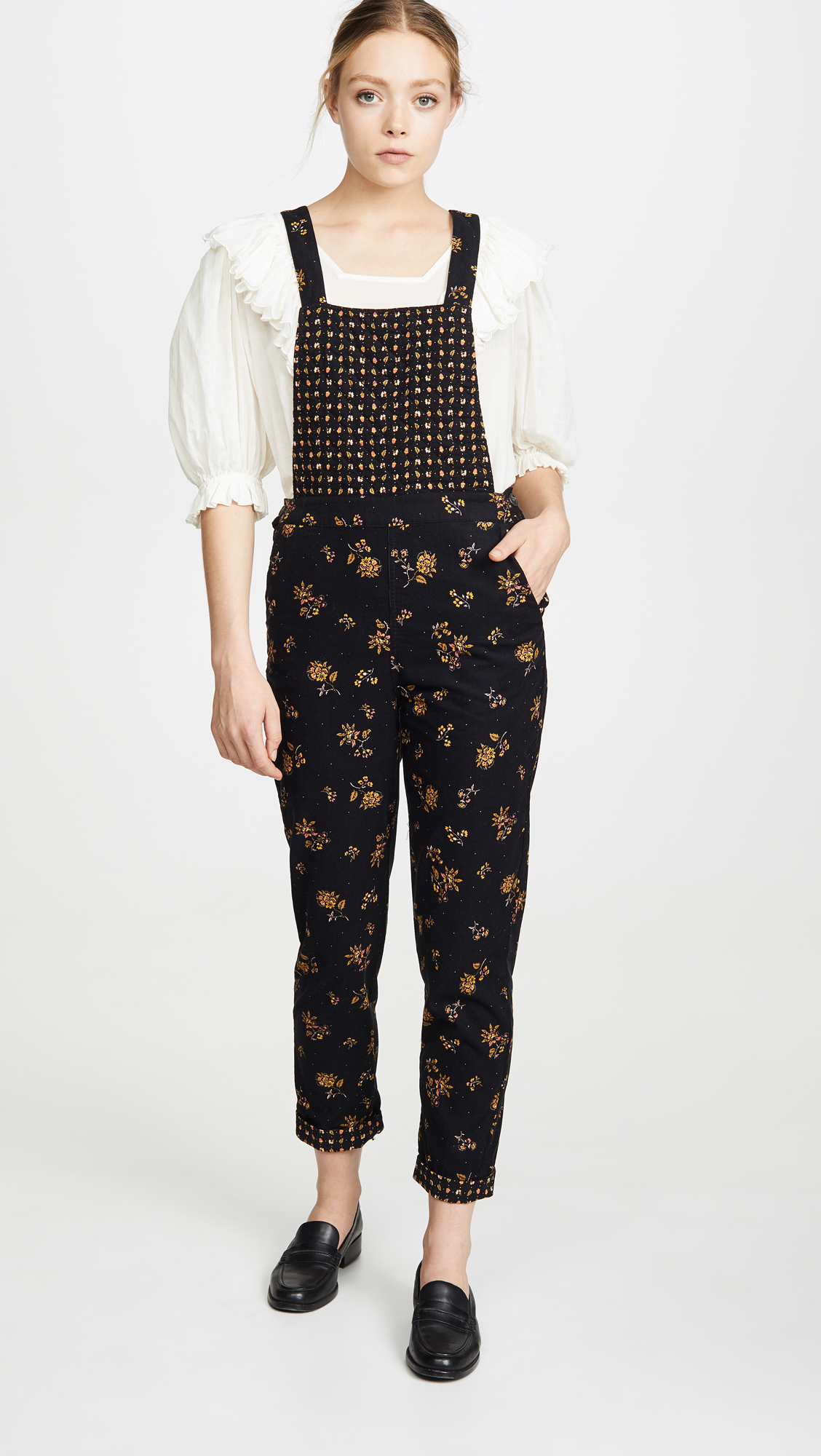 Madewell Cord Floral Overalls - Weekly finds, The Comfiest Cheetah Flats