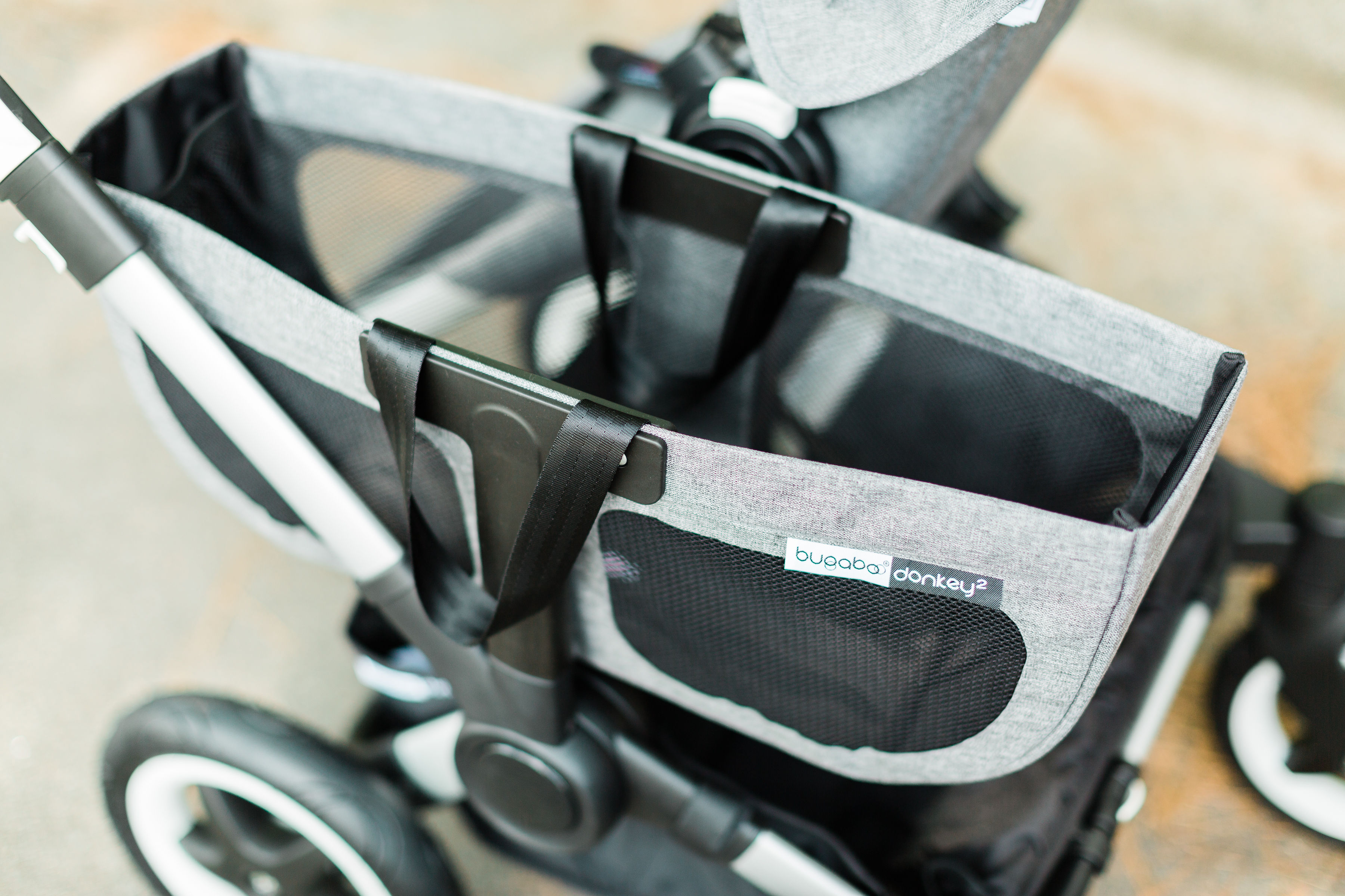 A detailed look at the all new 2019 Bugaboo Donkey2 + that can now accommodate 50 pounds per seat, plus a review of the stroller in Mono and Duo mode with the Comfort Wheeled Board plus our favorite accessories. | glitterinc.com | @glitterinc