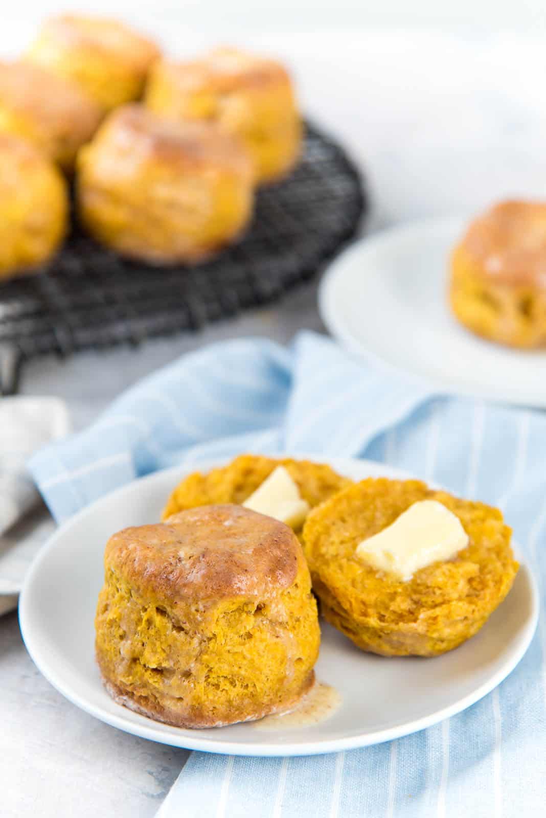 These delicious snacks, packed with the season's best fall flavors, will keep you and your family happily snacking all fall long! Click through for the recipes. | glitterinc.com | @glitterinc // Classic Pumpkin Scones