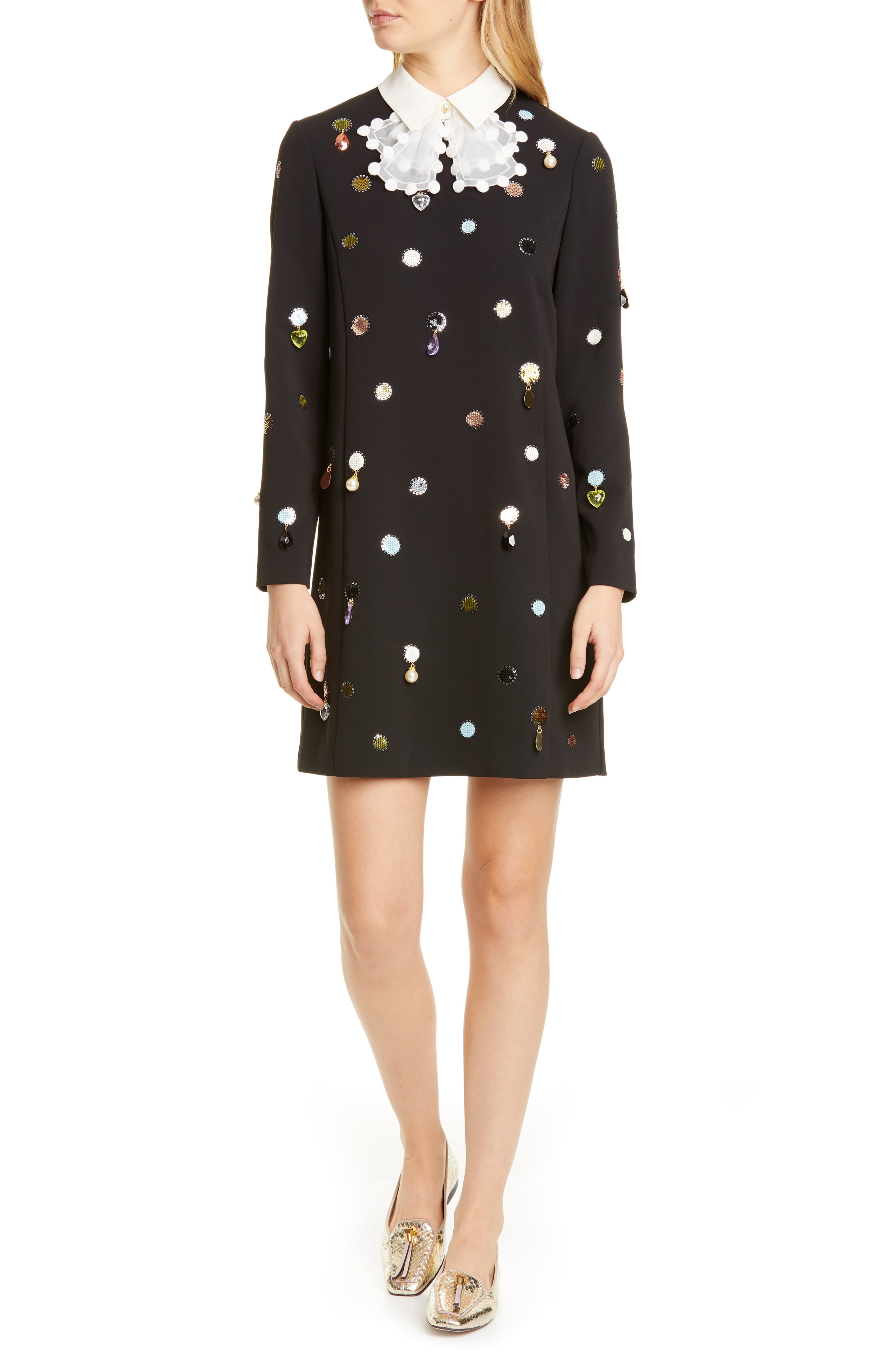 WEEKLY FINDS // Tory Burch Jewel Embellished Removable Collar Long Sleeve Shift Dress, Favorite Billie Razor