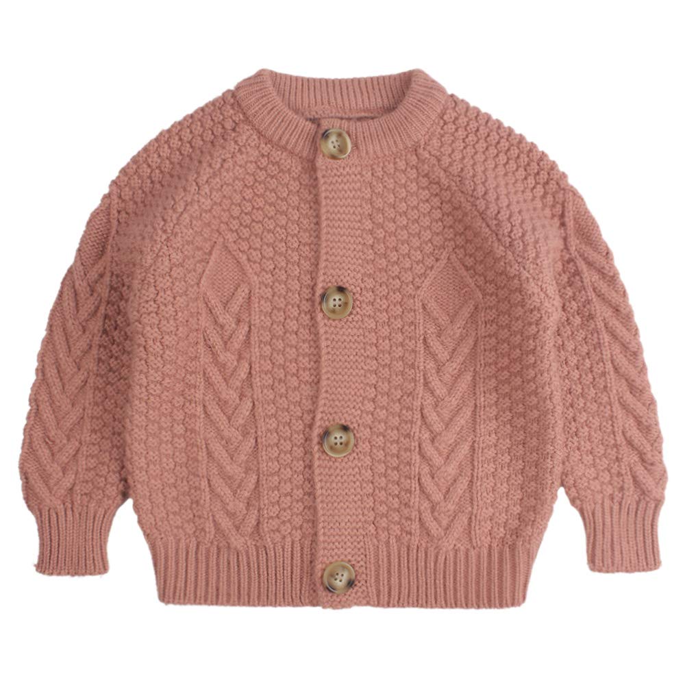 Twist Baby Girls Sweater Cotton Long Sleeve Cardigan for Girls Infant Toddler Sweaters Autumn Winter