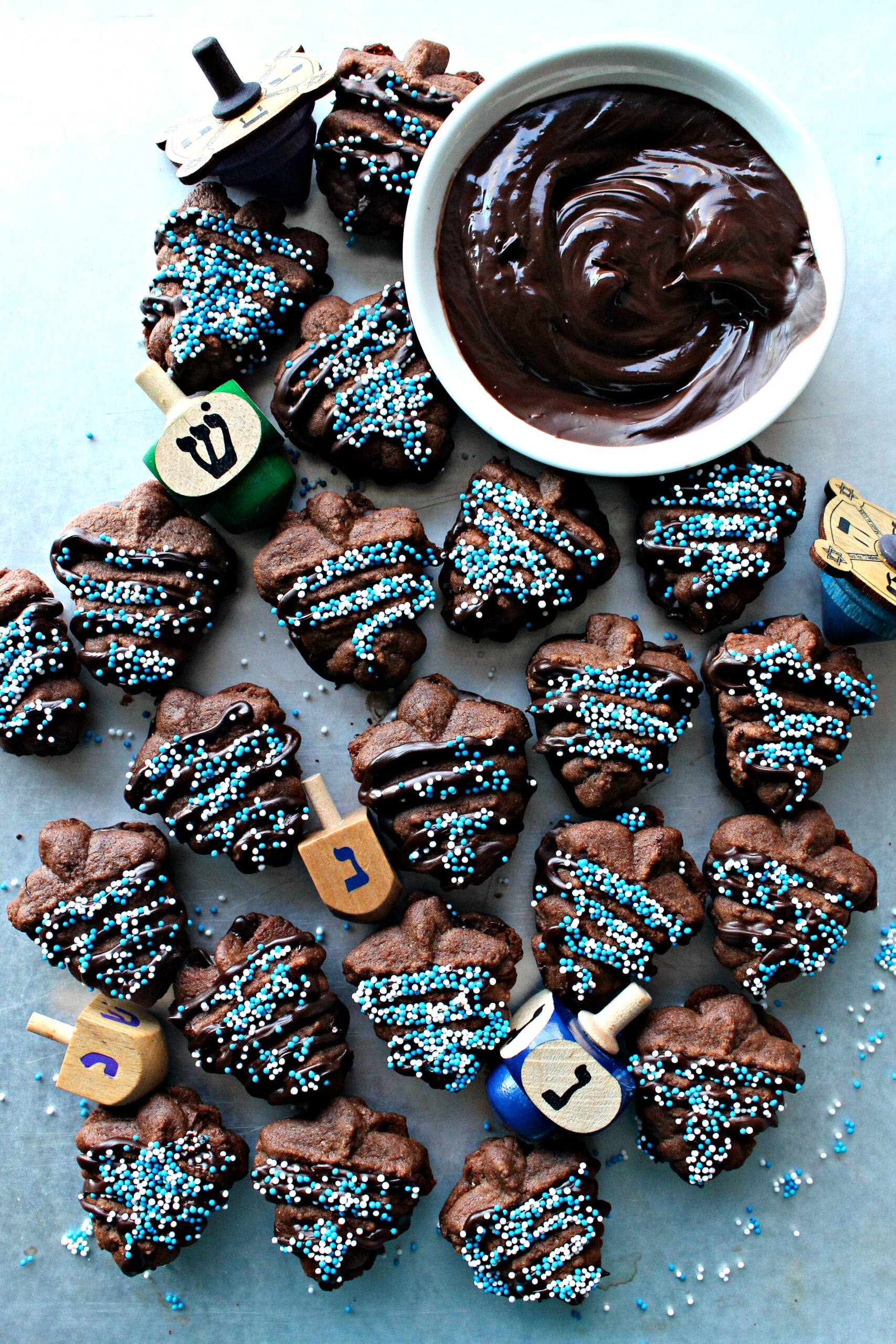 Chocolate Espresso Spritz Cookies | glitterinc.com | @glitterinc