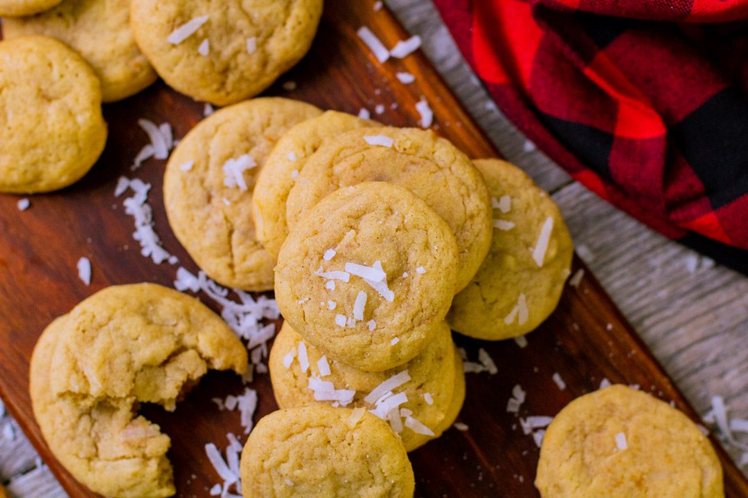 Coquito Cookies | Coconut Spiced Cookies, plus how to throw a Christmas cookie exchange this holiday season! These hosting tips will help you to plan one awesome cookie swap party, including more than 40 recipes for our favorite holiday cookies ever! | glitterinc.com | @glitterinc