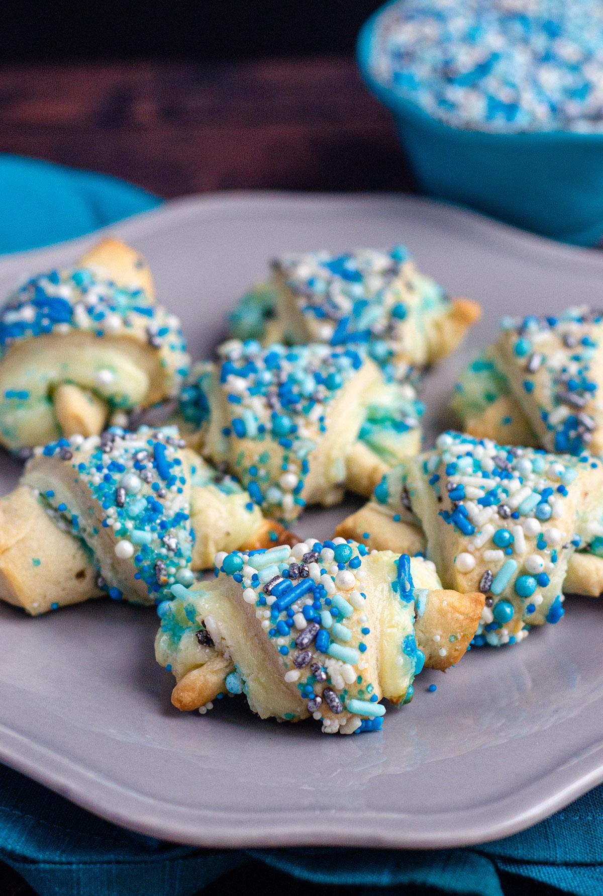 Funfetti Rugelach | glitterinc.com | @glitterinc